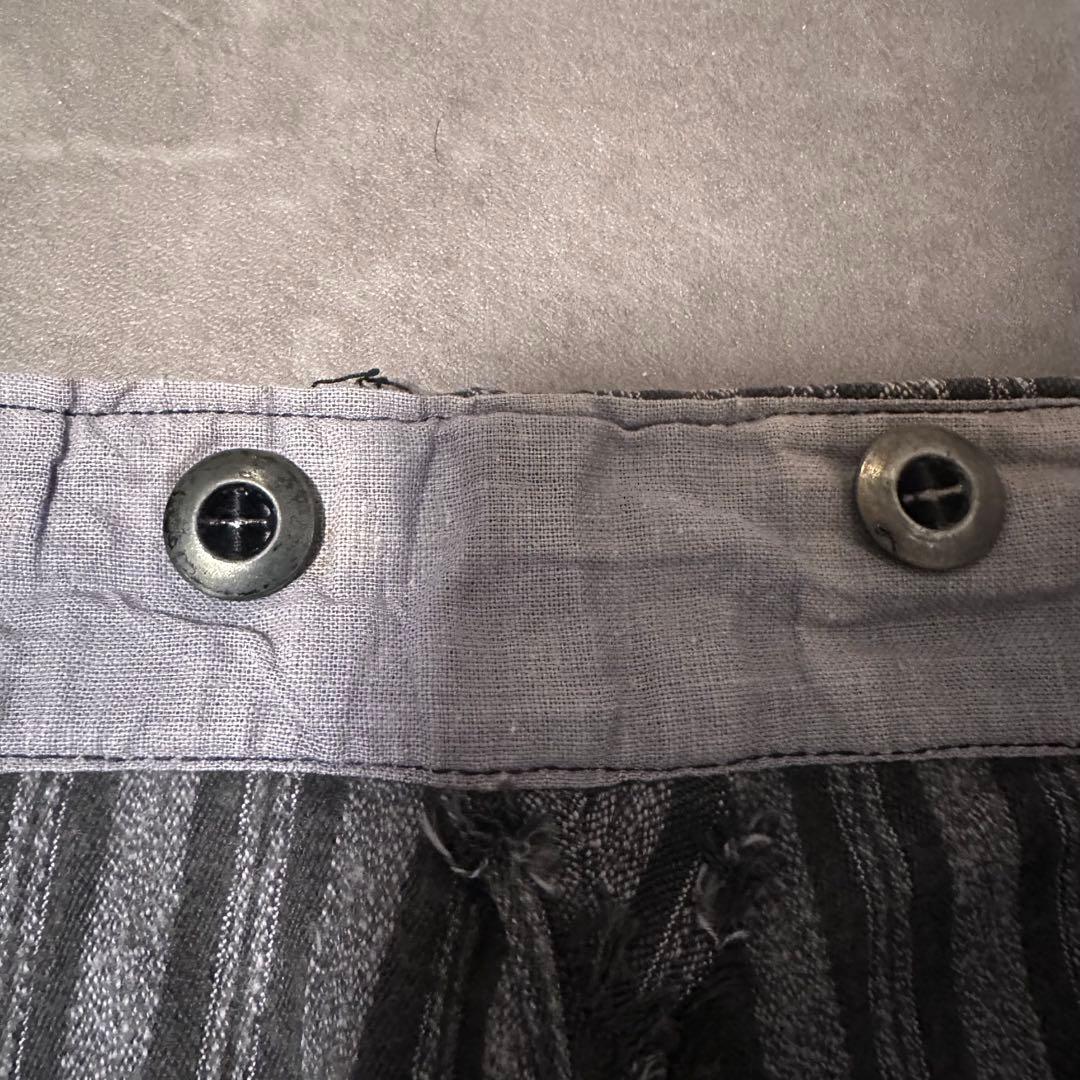 40s 50s ユーロ　フレンチ　ワーク　ストライプ　パンツ　スラックス　グレー