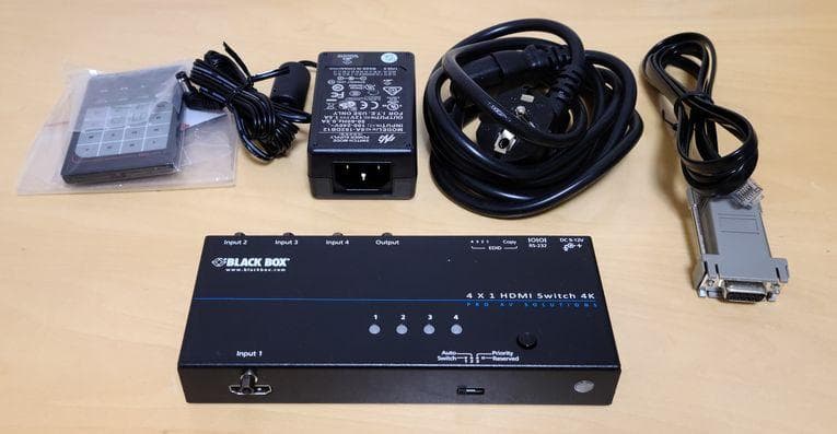Blackbox VSW-HDMI4X1-4K 4K HDMI スイッチ
