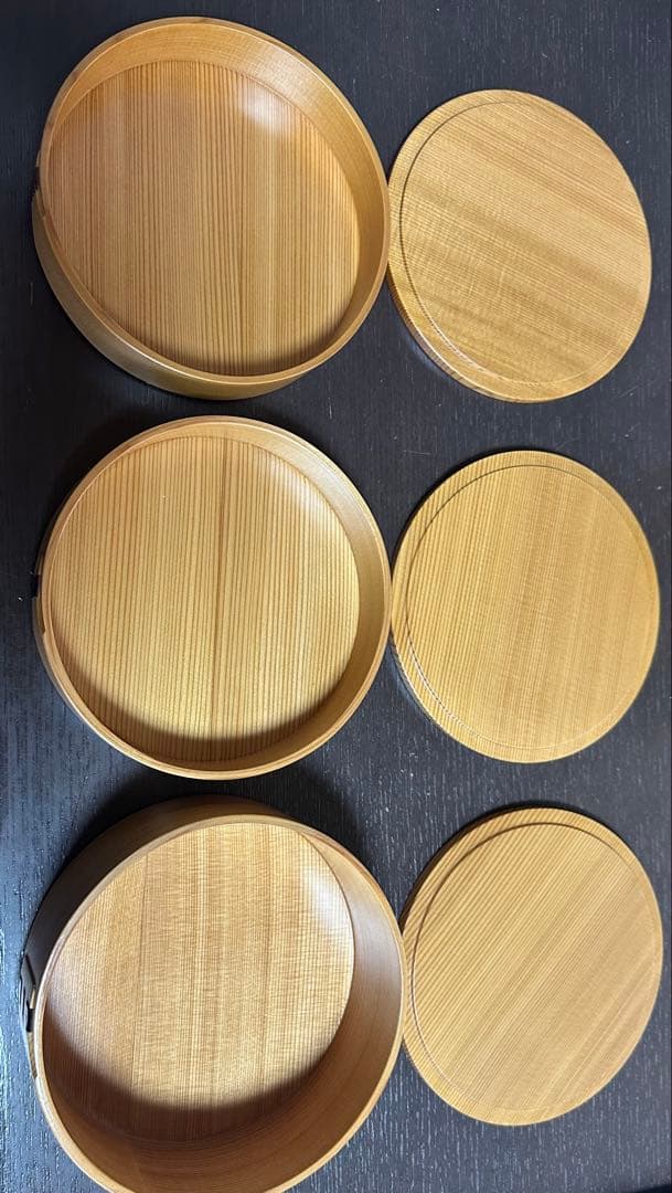 【美品】大館曲げわっぱ 小鉢揃