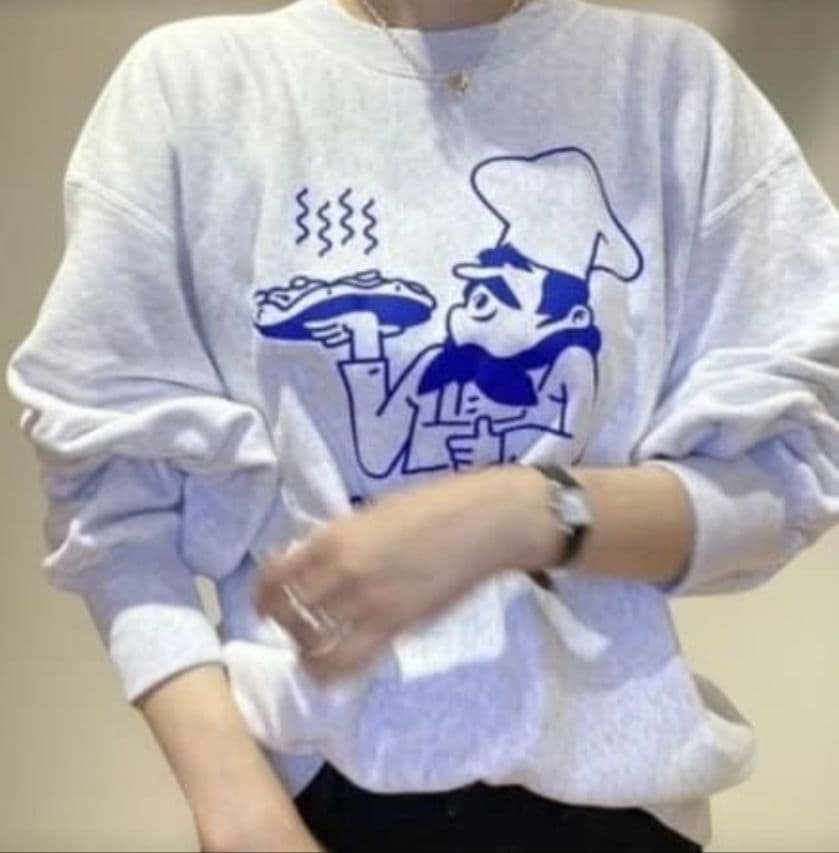 THE SHINZONE ピザスウェット PIZZA SWEAT グレー