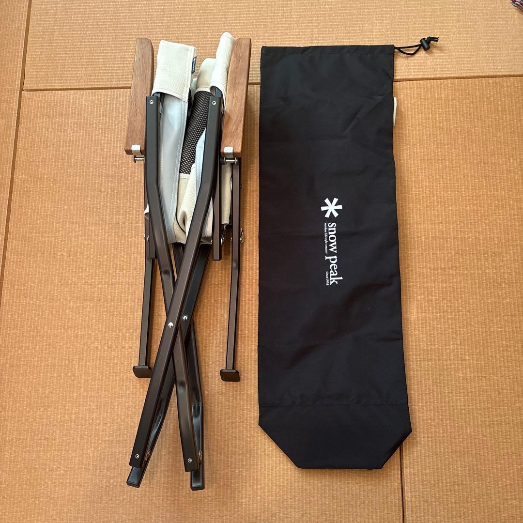 スノーピーク ローチェア ショート アイボリー