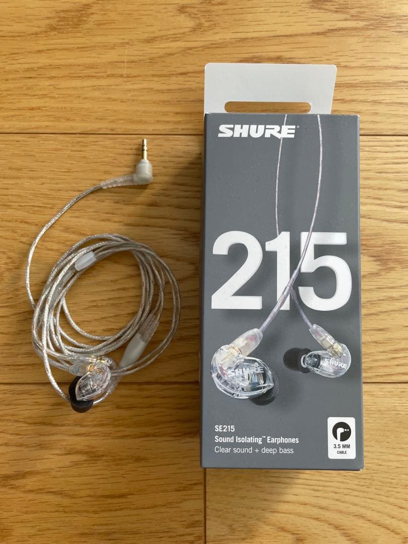 Taki様SHURE シュア イヤホン 有線 SE215-CL-A クリア
