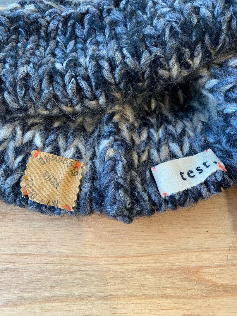 【test.】ニットキャップ　アンダーカバー　キジマ　MASU ナンバーナイン