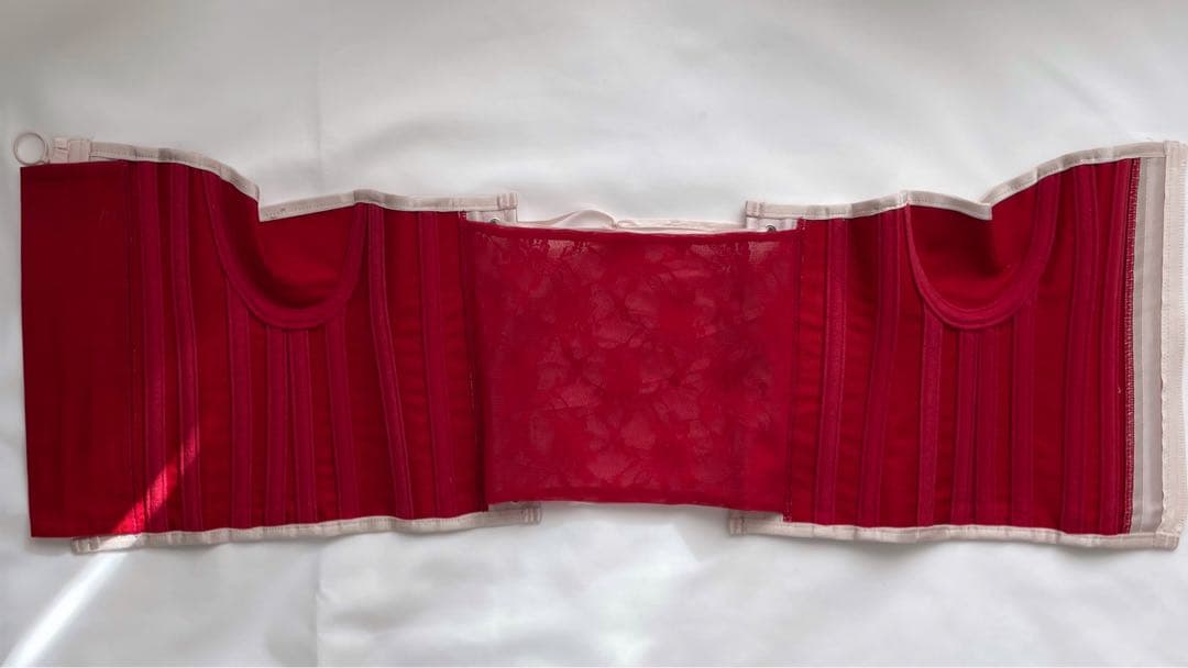 元鈴木さん コルセット キンバリー Mサイズピンクシャンタン