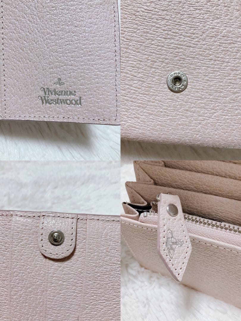 ♡超極美品♡限定♡ヴィヴィアンウエストウッド 長財布 ピンク オーブ オンライン