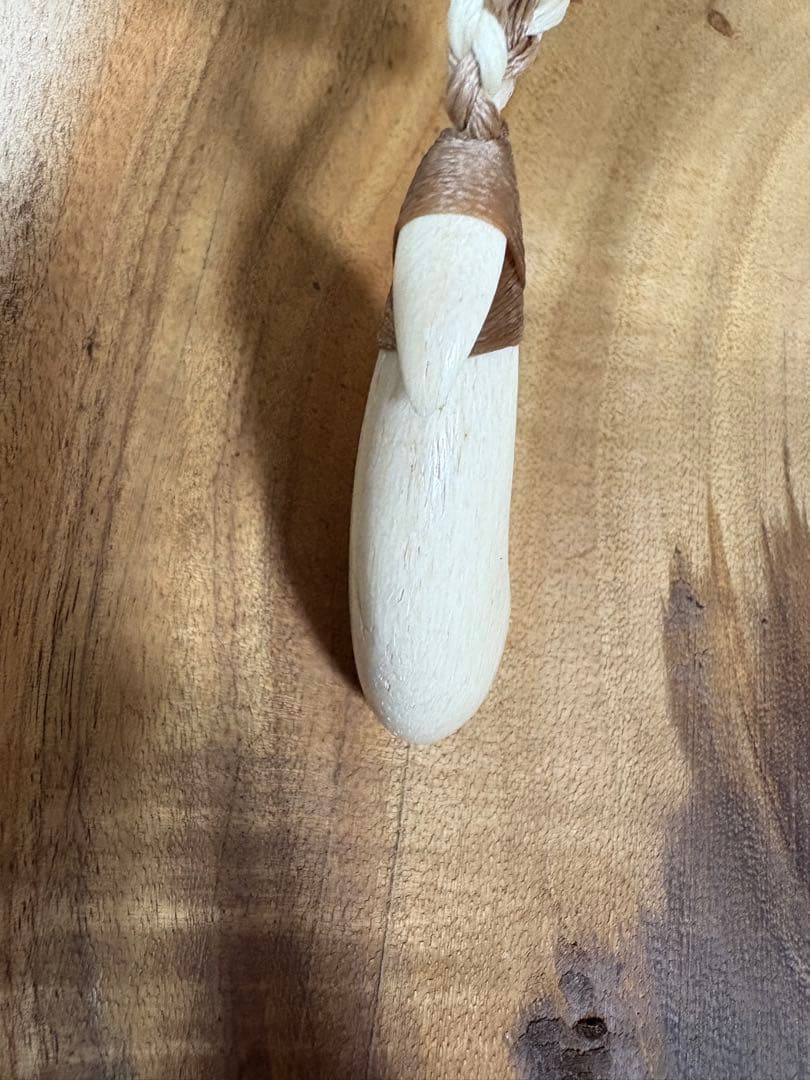 ボーンカービングネックレス(sw66)マッコウ