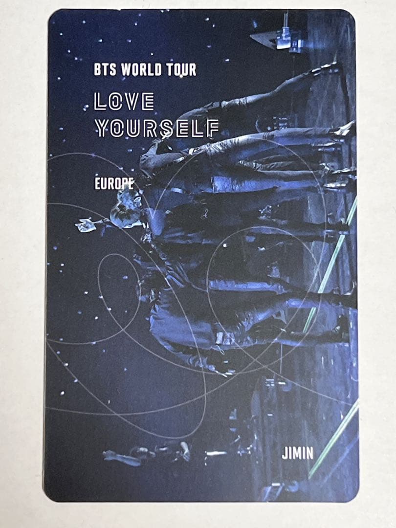 BTS WORLD TOUR LYS EUROPE 〈限定版〉ジミン公式トレカ