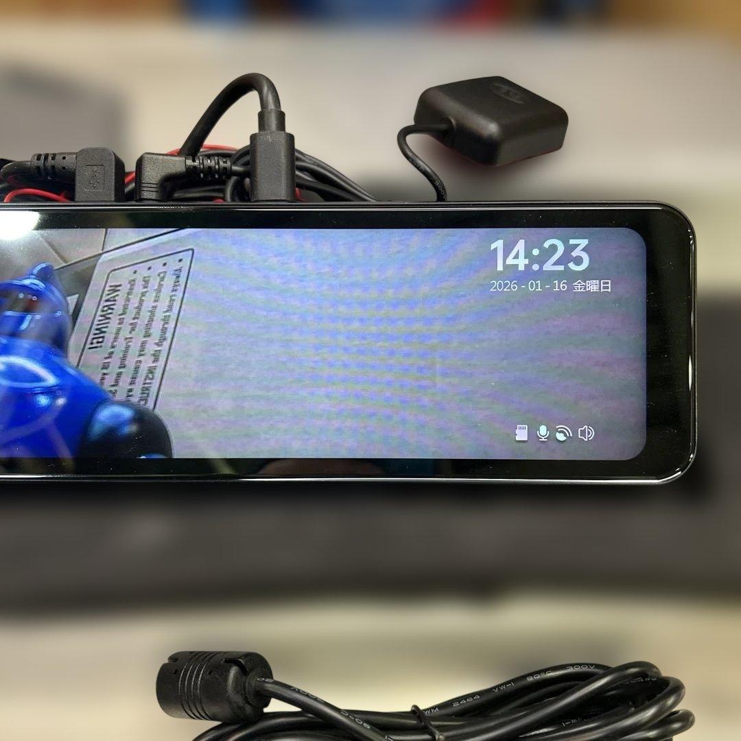 7144【新品同様】JADO SMART ミラー型 ドラレコ G810+4K