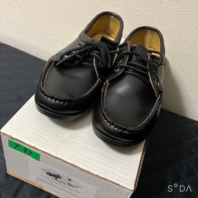 【未使用】Quoddy Trail Moccasin デッキシューズ（プー92）