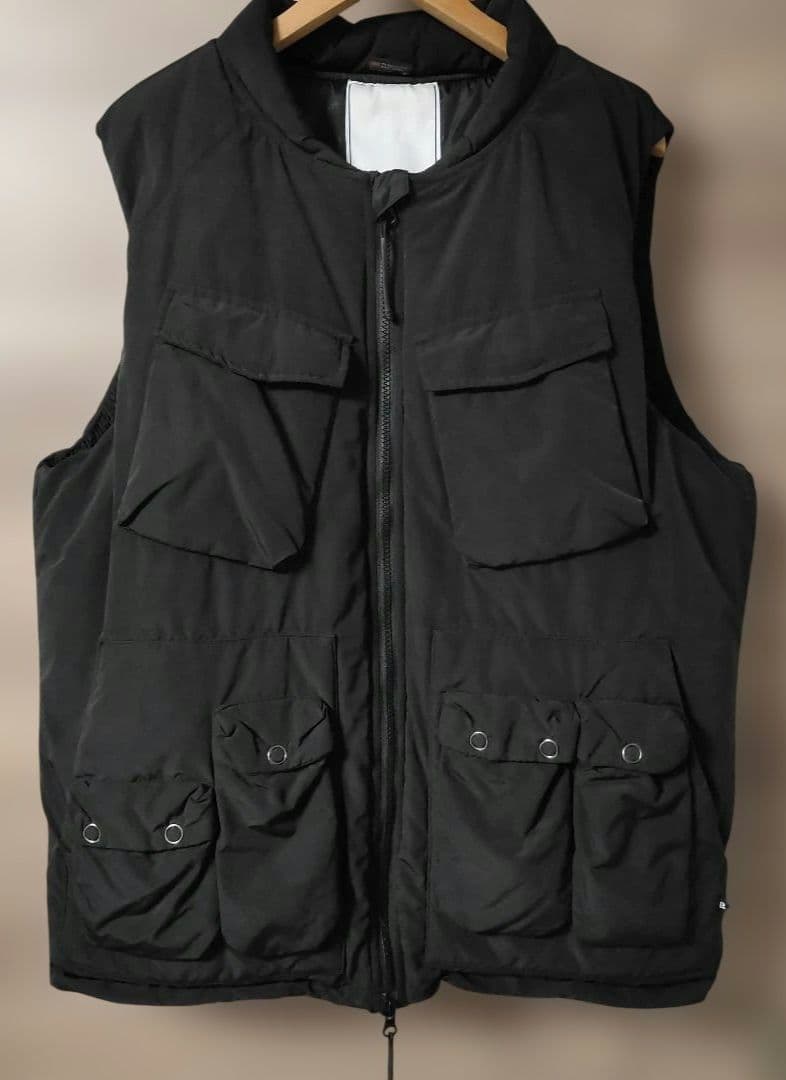 極美品liberaiders、リベレイダース ダウンベスト Lサイズ 黒