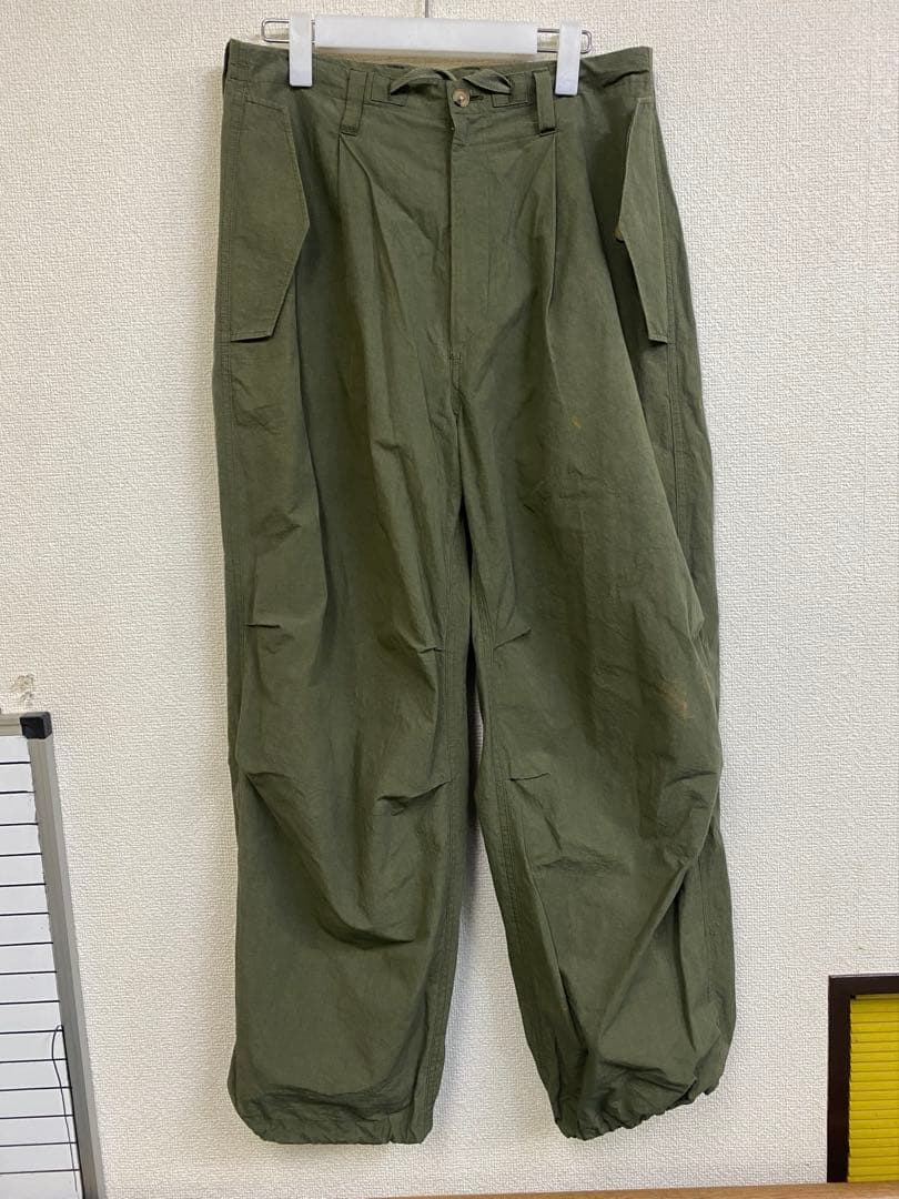 パンツ stein MILITARY OVER TROUSERS