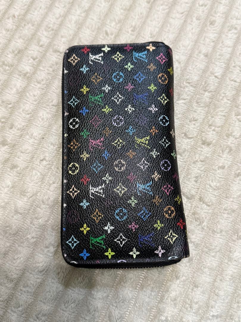 ルイ・ヴィトン　マルチカラー　ブラック長財布　LOUIS VUITTON
