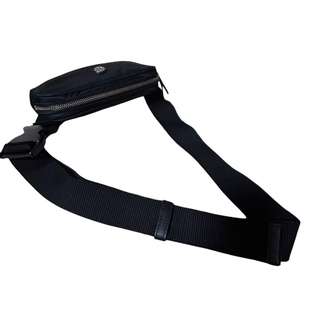 美品　トリーバーチ　ボディバッグ　ウエストポーチ　斜め掛け　ヴァージニアブラック