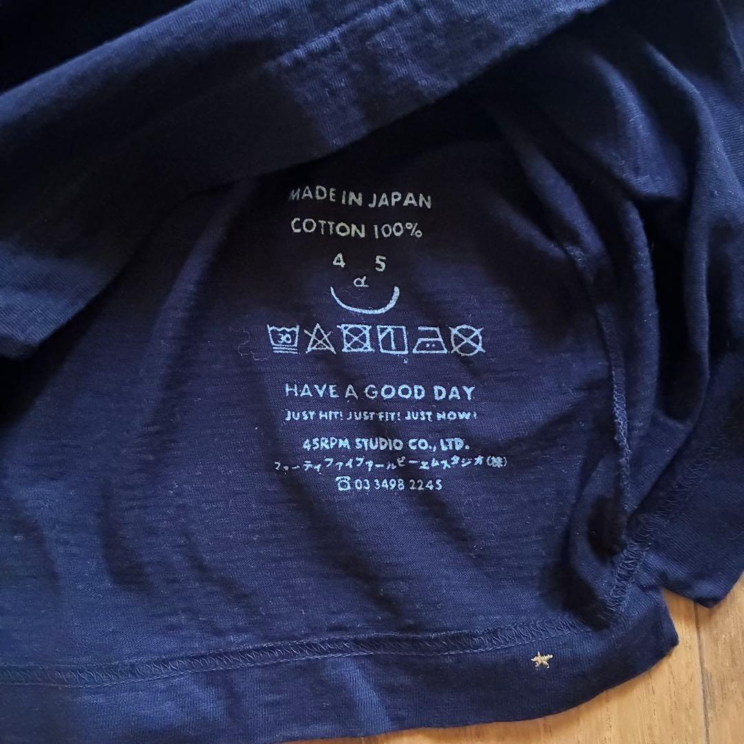 45R★ペーペーくんベタッチプリントの908Tシャツ