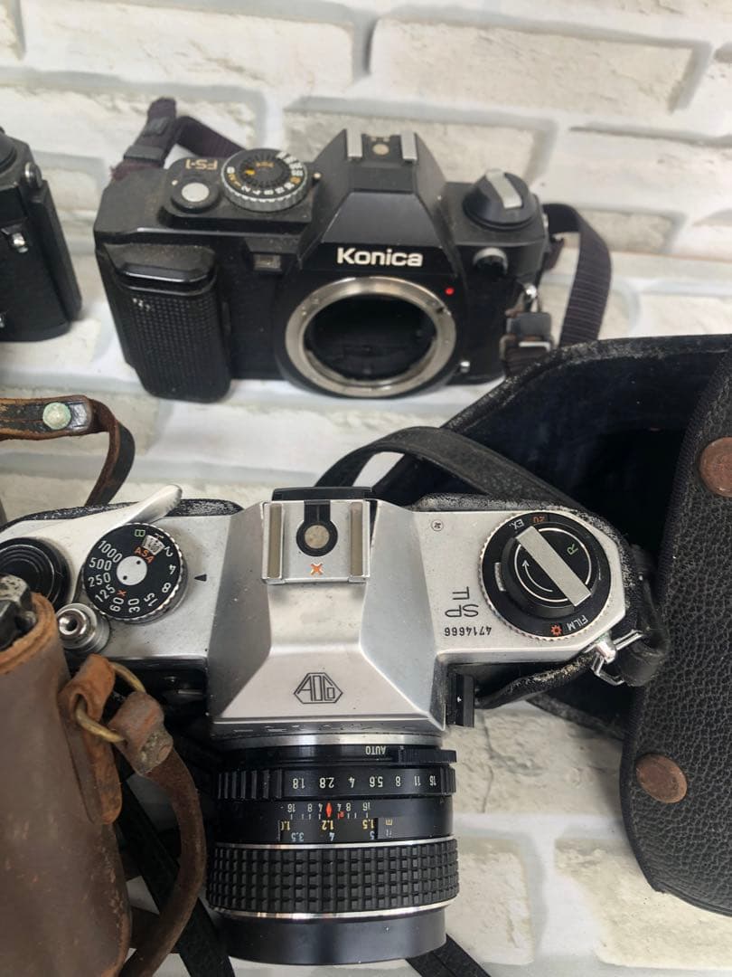 キャノン、コニカなどまとめて5台ジャンク(A166)