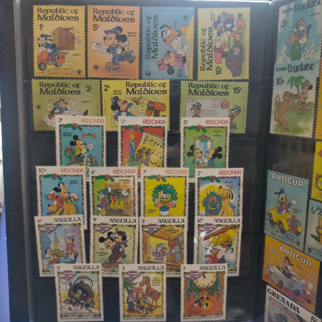 5560 外国切手 複数国 ディズニー シリーズ大量まとめ 全て未使用
