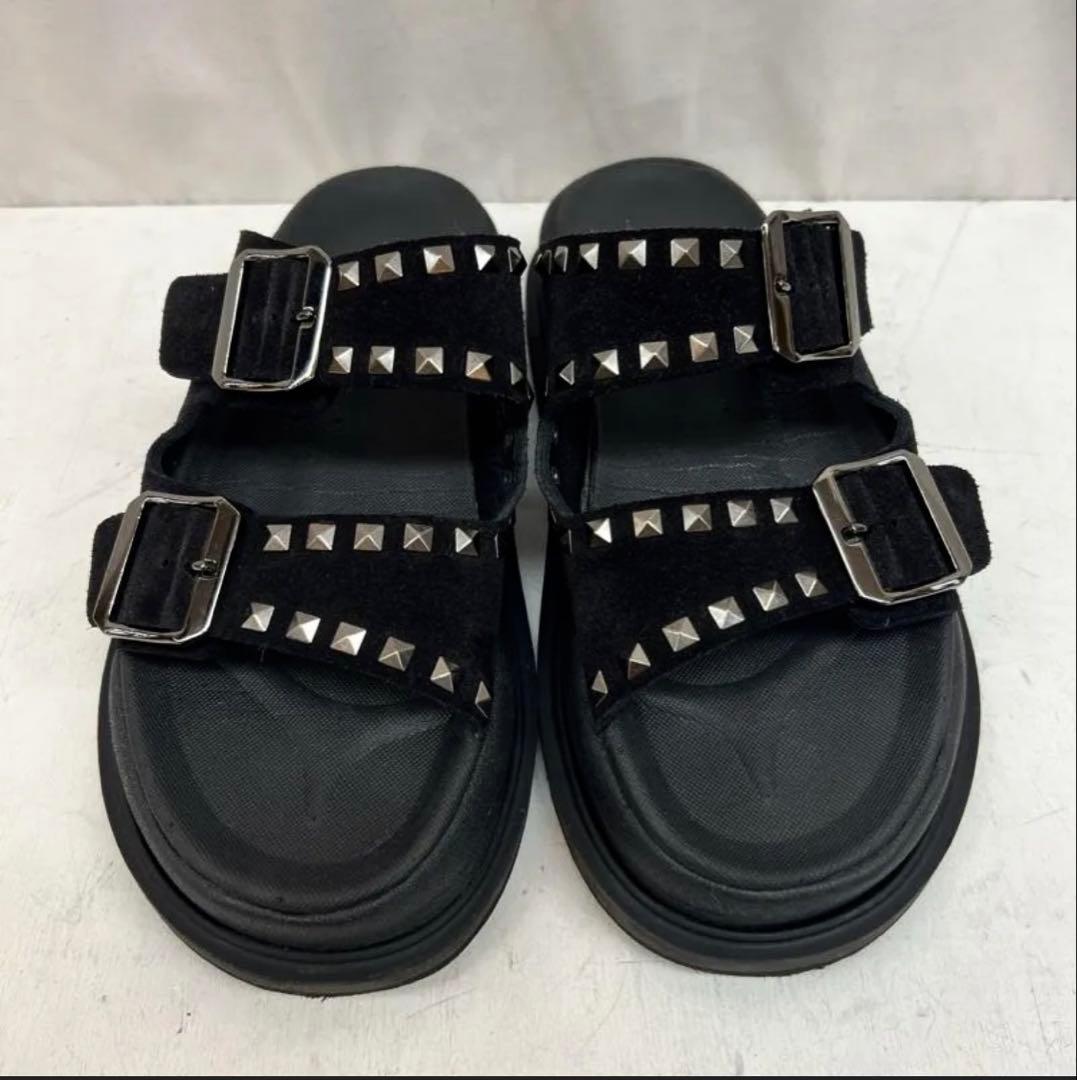 WH、ダブルエイチ、ヒロシツボウチ、干場、サンダル、スタッズ、レザーサンダル