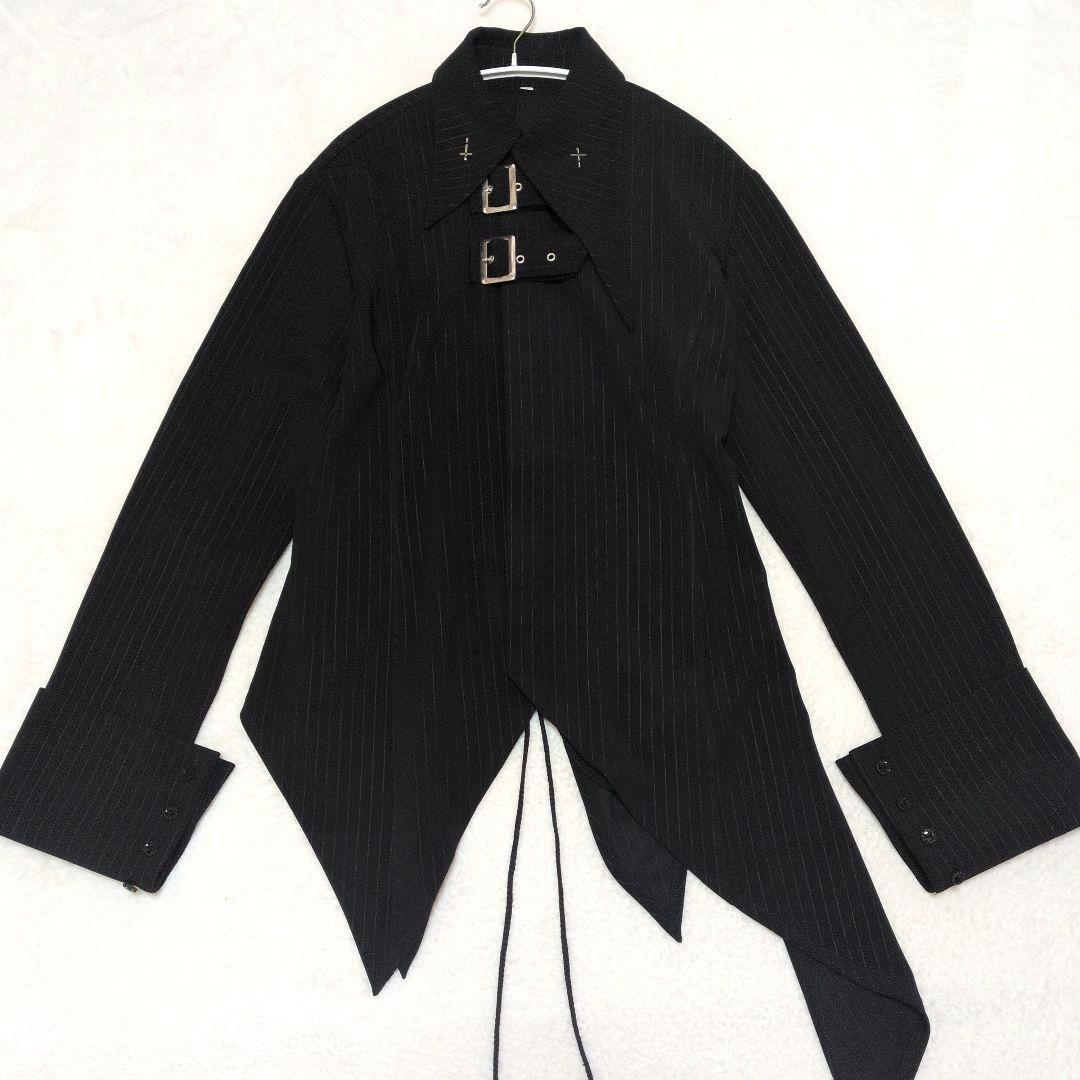 【希少】GLAMOROUS 燕尾シャツジャケット L 編み上げ パンク Y2K