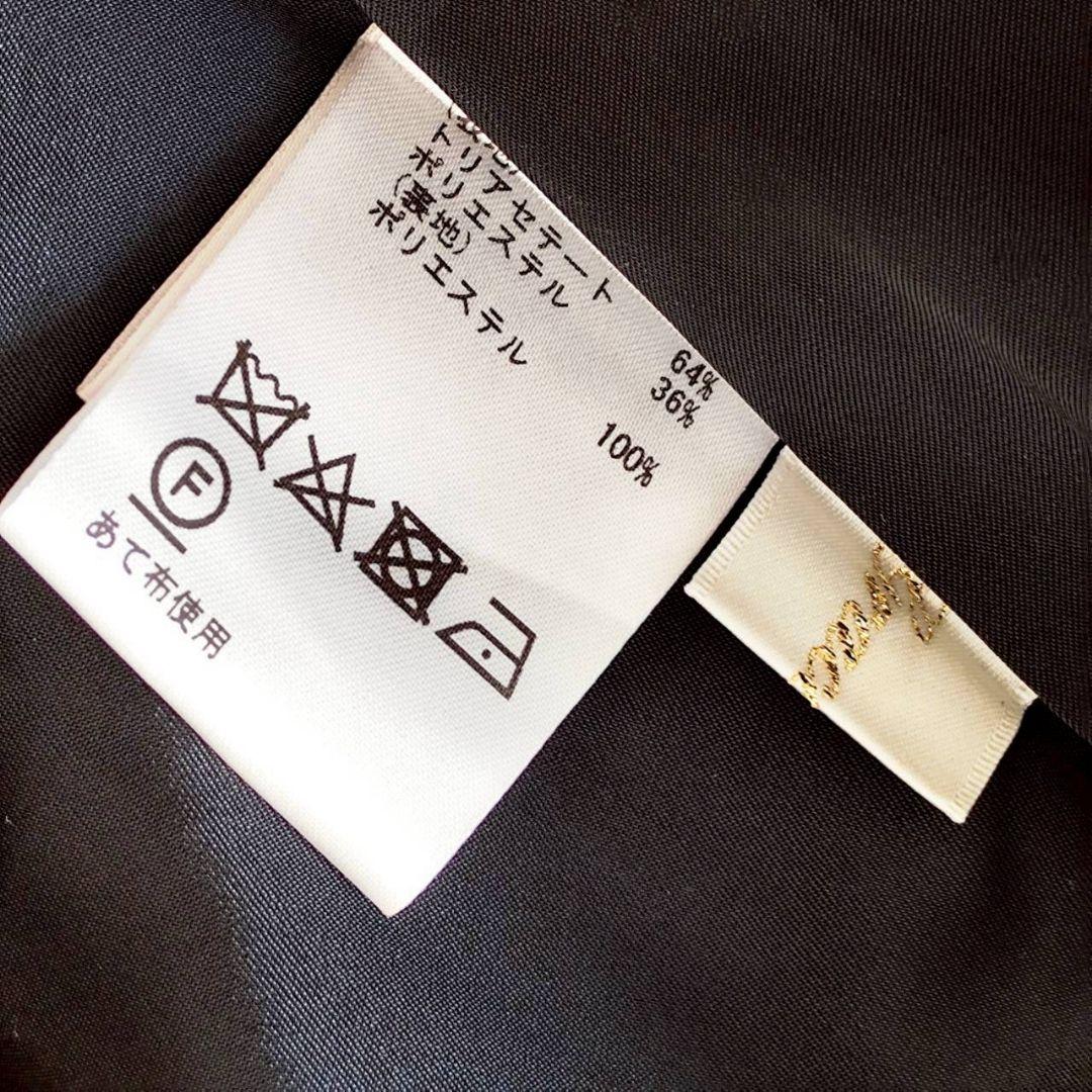 グレースコンチネンタル ウールタッチダブルワンピース