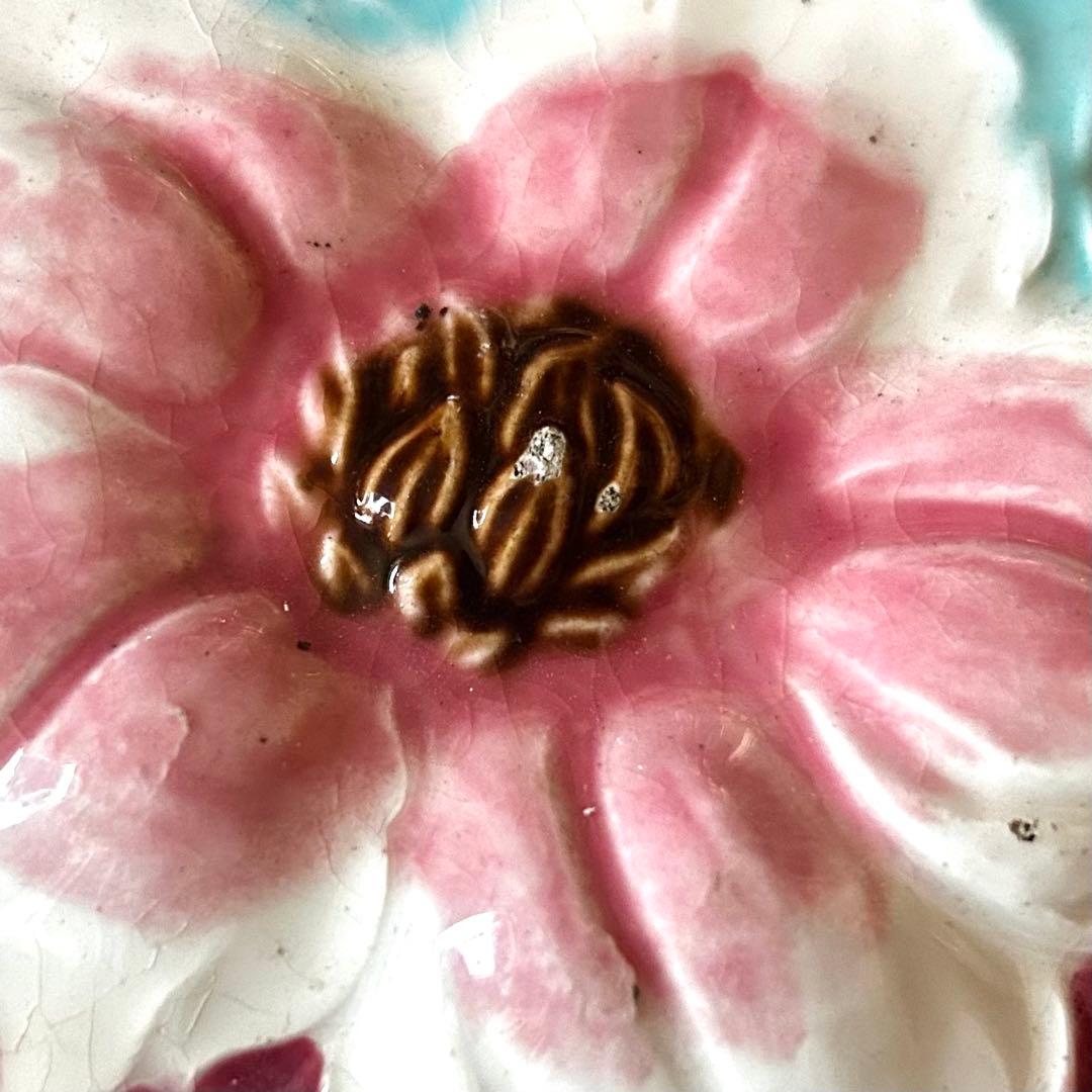 【かるー】ヴィンテージ　和製マジョリカタイル