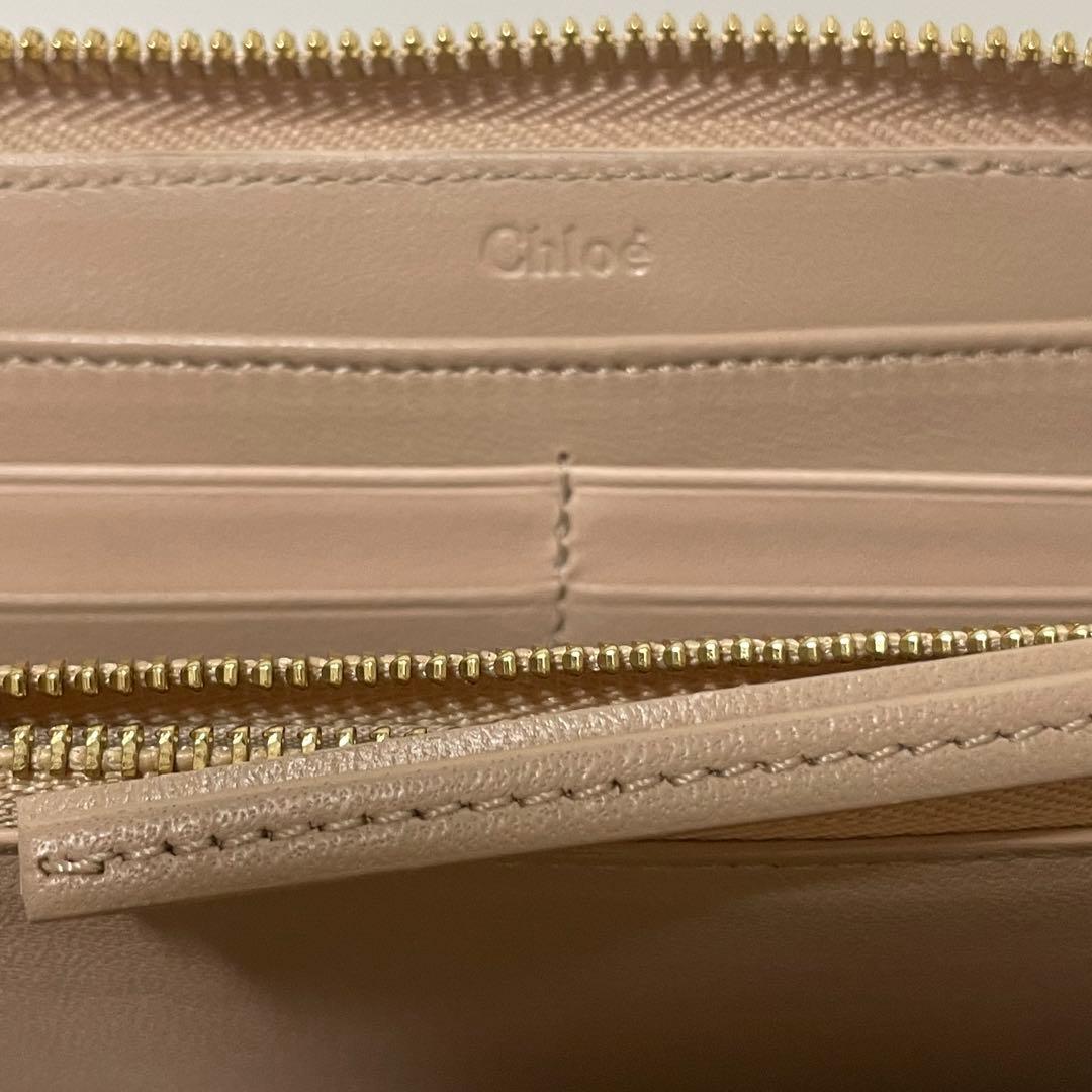 Chloe クロエ アルファベットライン 長財布 ラウンドジップウォレット