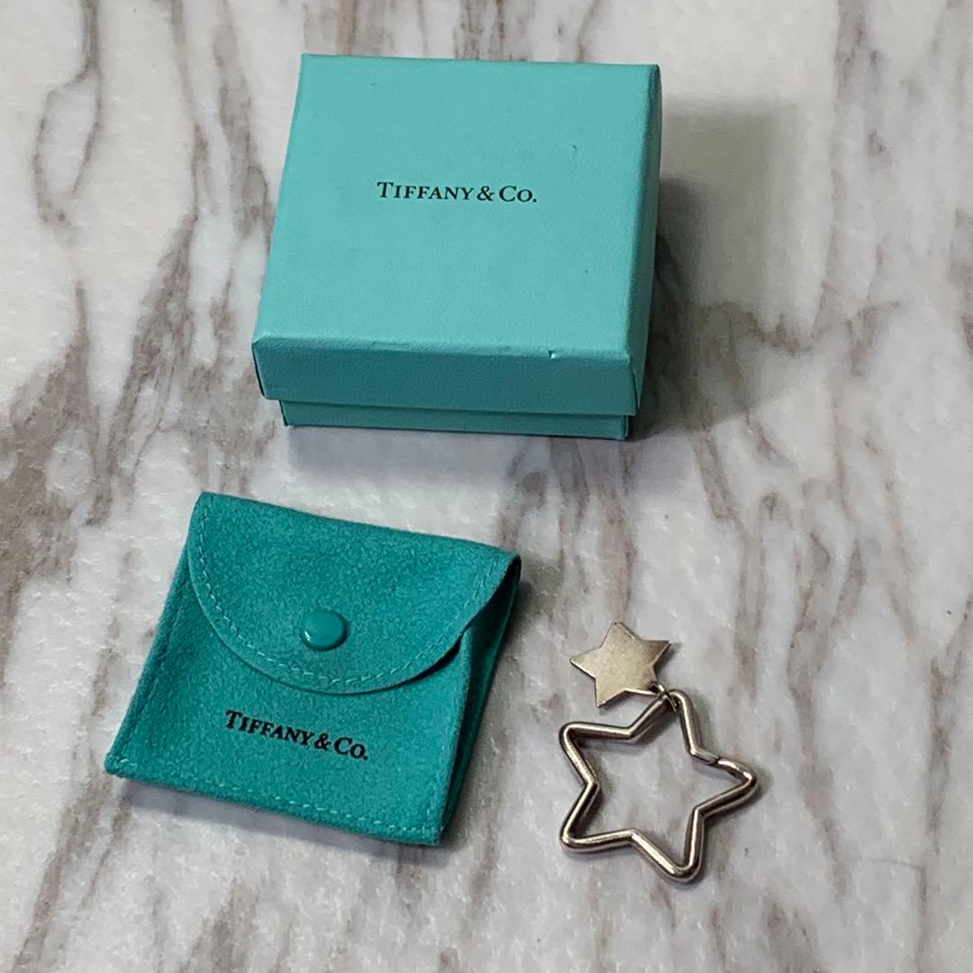 ティファニー キーリング シルバー925 刻印 スター 星 キーホルダー
