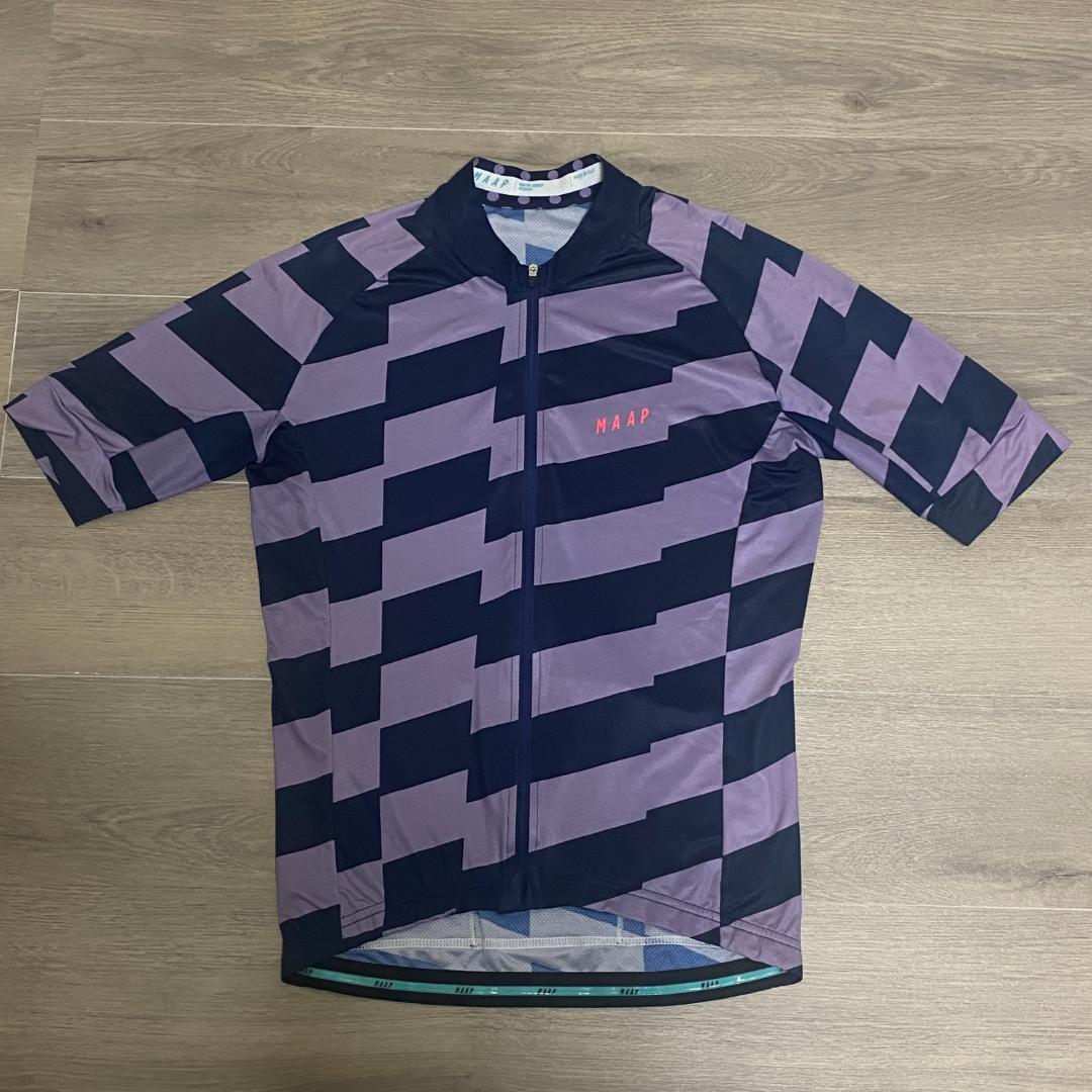 【美品】 Pro Fit ジャージ M 紫×紺 幾何柄