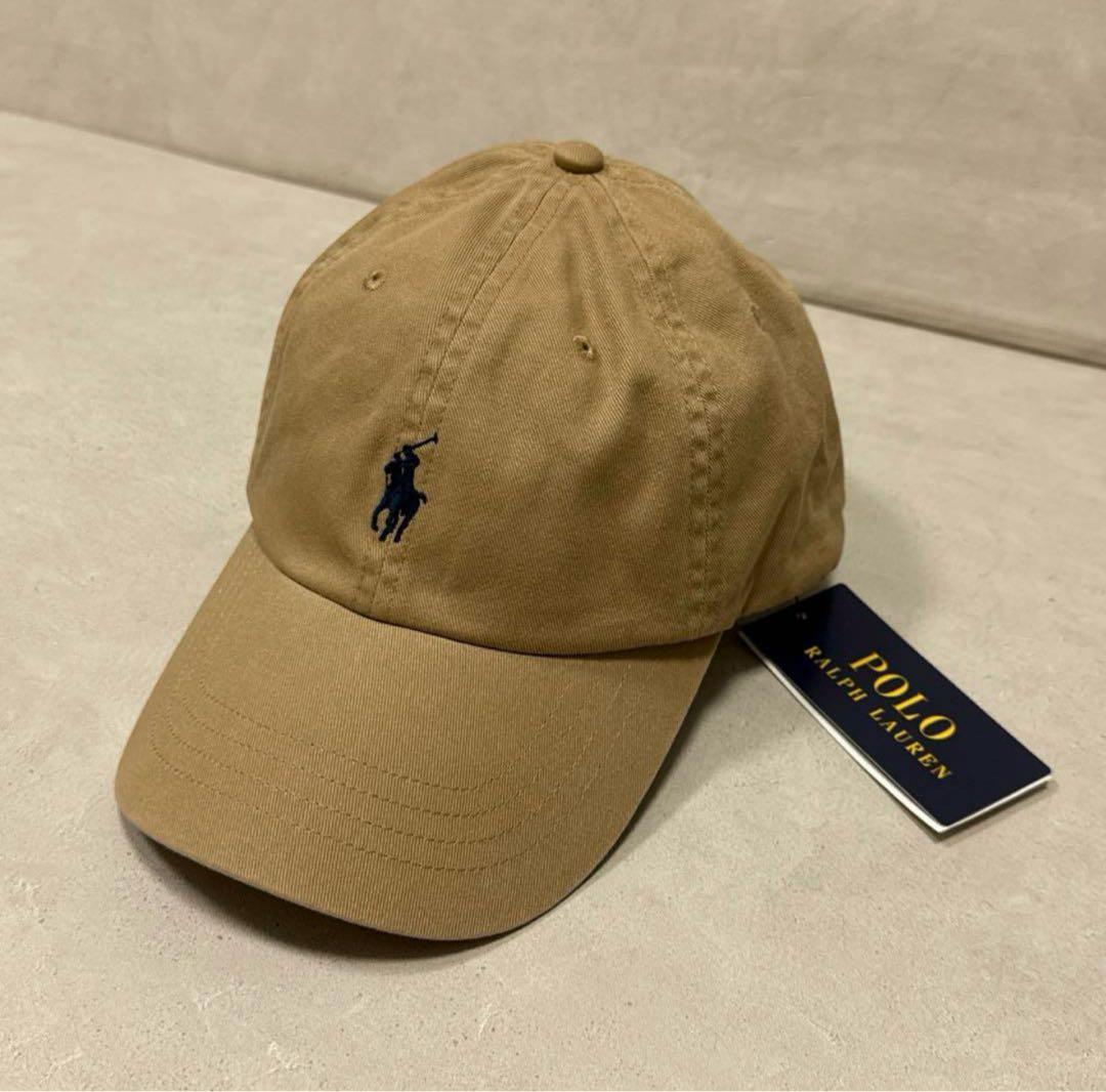 新品25SS POLO RALPH LAUREN SPORTS CAP ベージュ