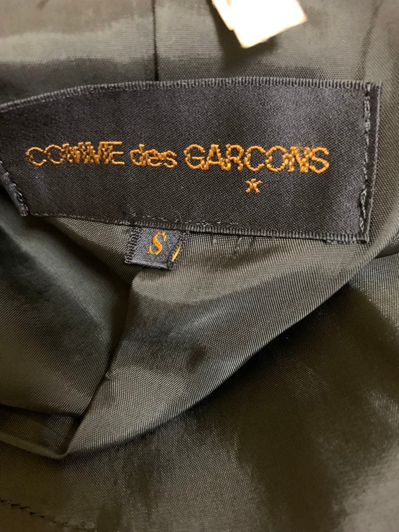 希少コムデギャルソンランウェイ後ろリボンデザインジャケット黒