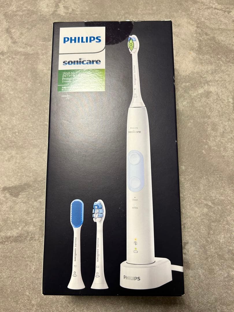 PHILIPS ソニッケアー プロテクトクリーン プラス 電動歯ブラシ ホワイト