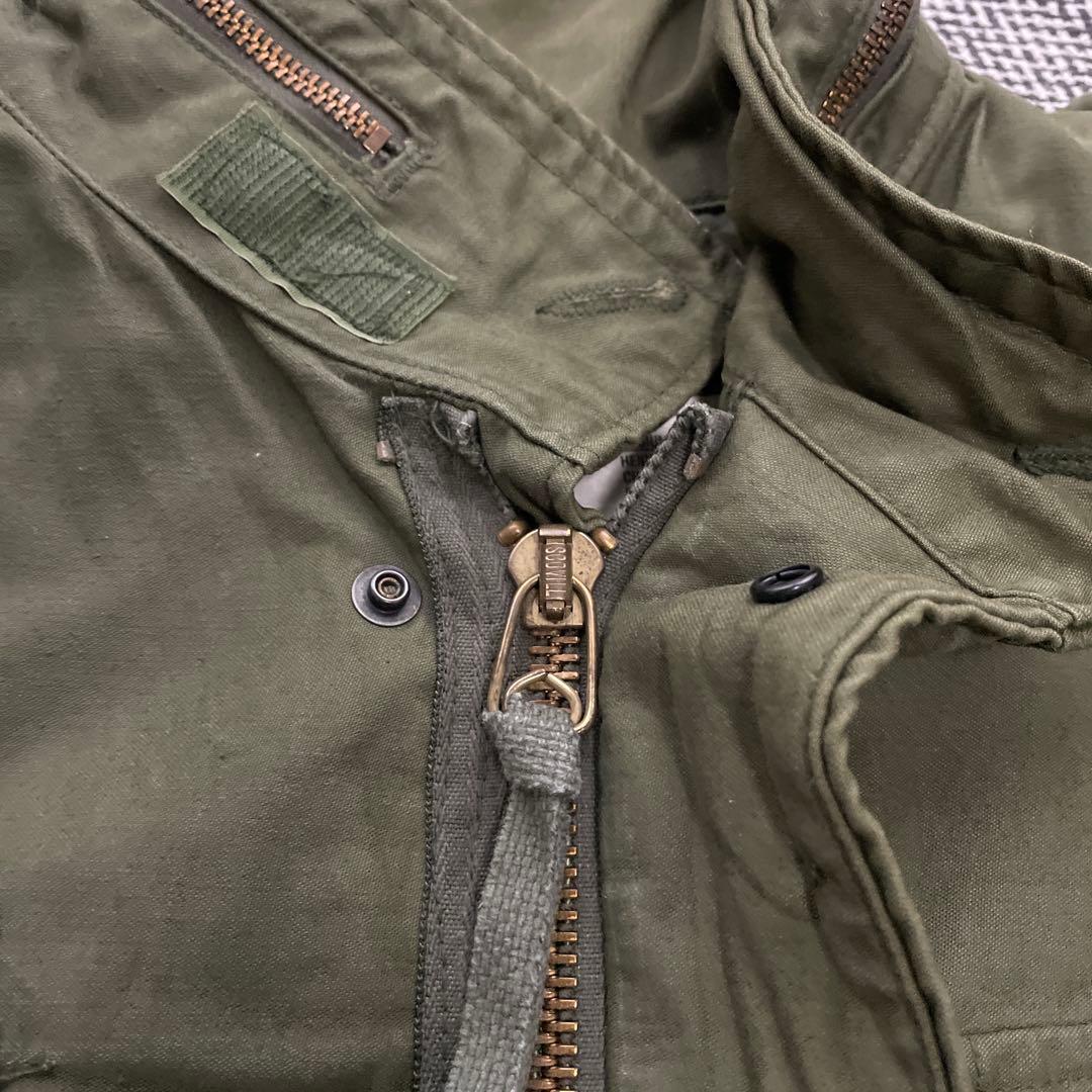 80s US ARMY 米軍実物 M-65 フィールドジャケット M-R 3rd