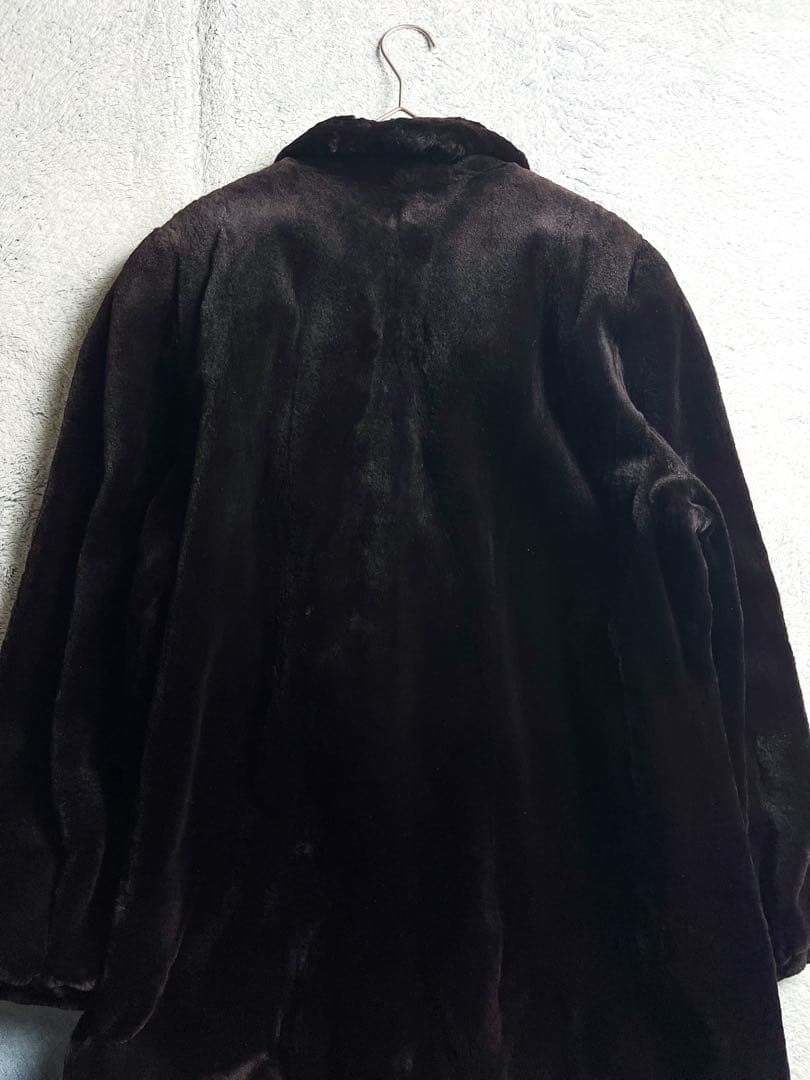 【SAGA MINK】サガ 銀タグ シェアードミンク ショールカラーハーフコート