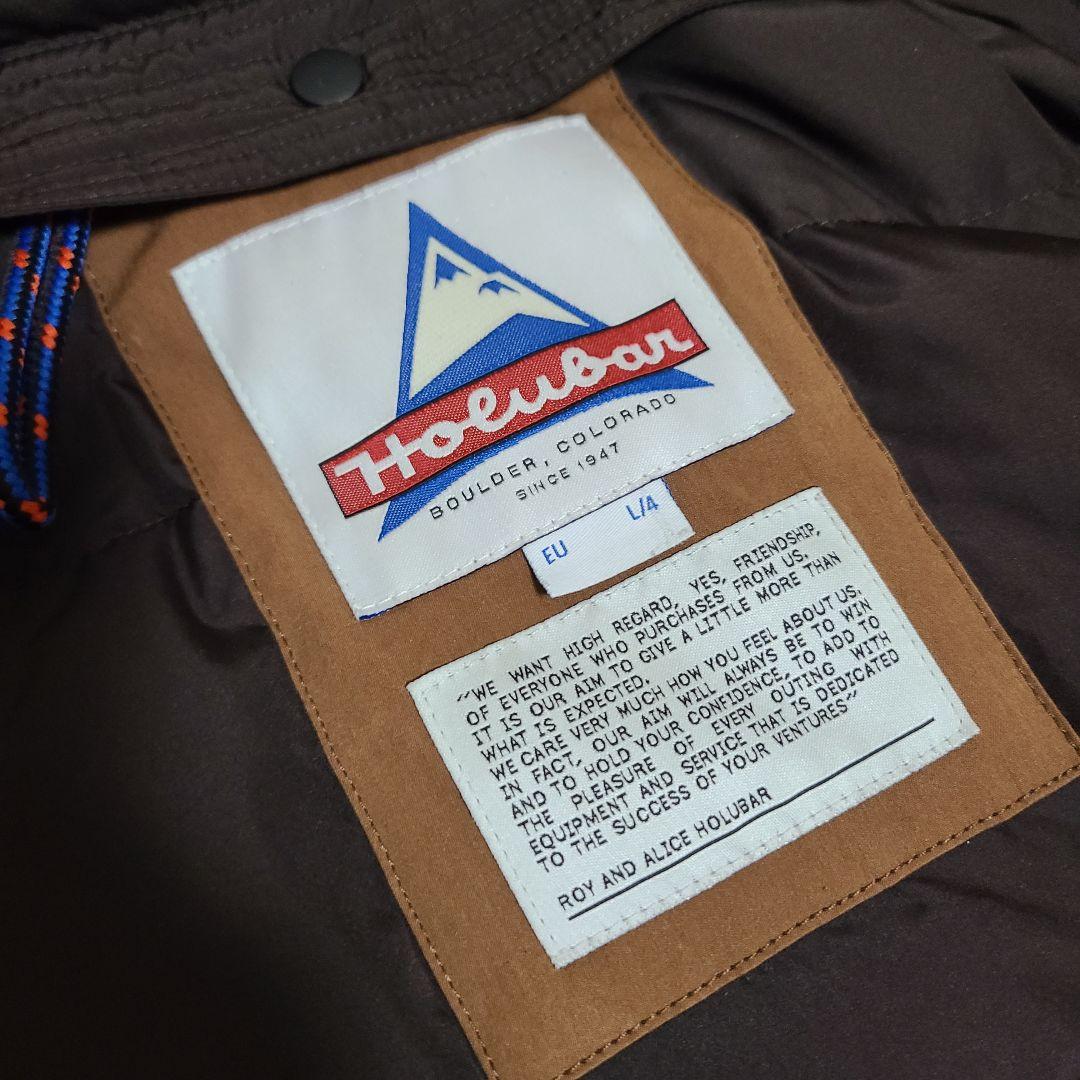 【現行・Lサイズ】HOLUBAR ホルバー ダウン ジャケット ブラウン