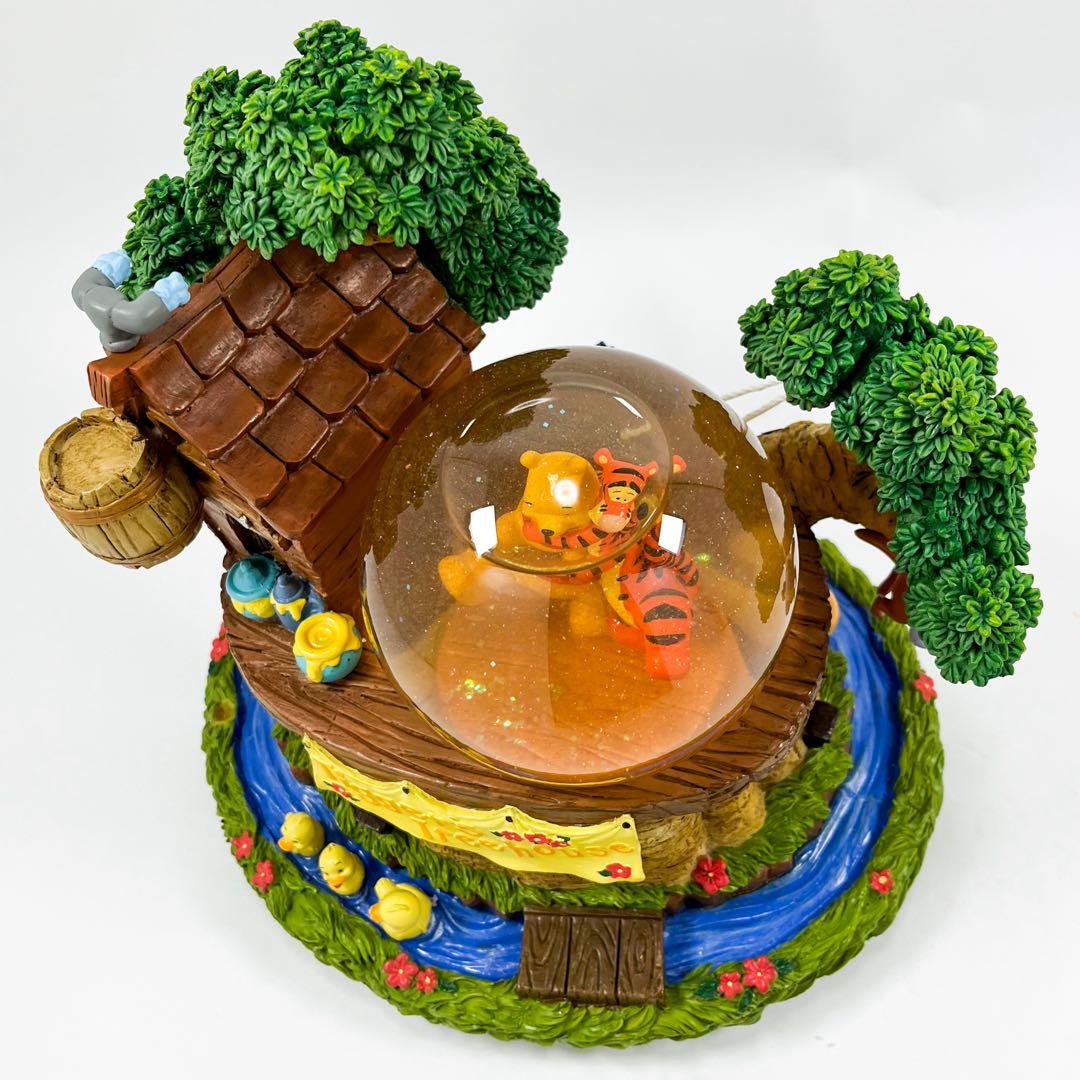 ディズニー プー ティガー イーヨー ルー ピグレット スノードーム オルゴール