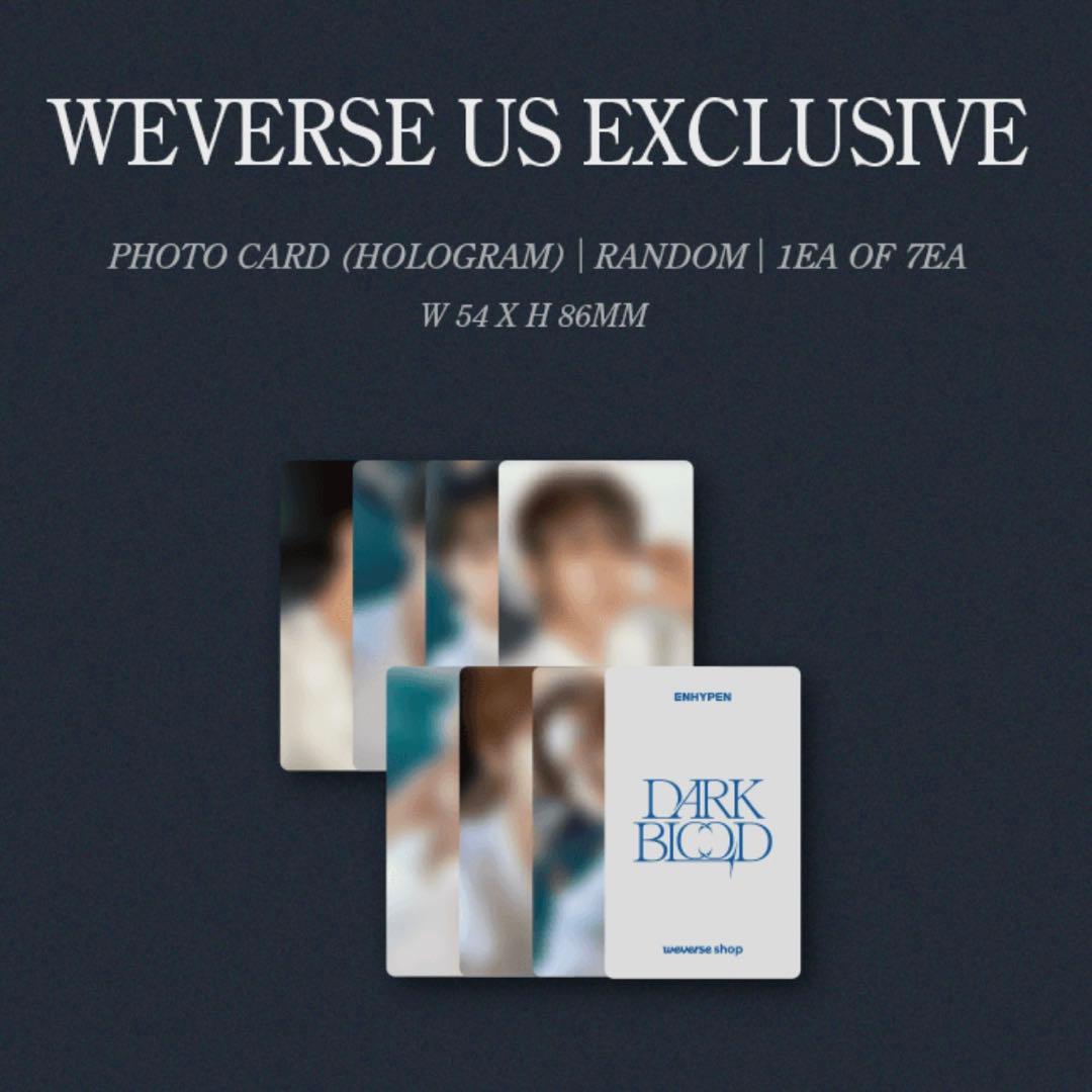 ENHYPEN ジェイ DARK BLOOD Weverse US限定 トレカ