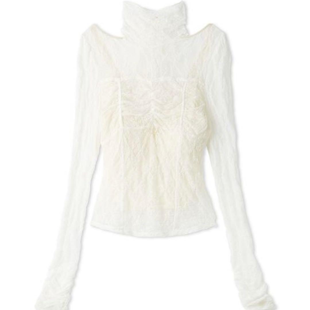 SNIDEL Chacott レースシアーTOPS