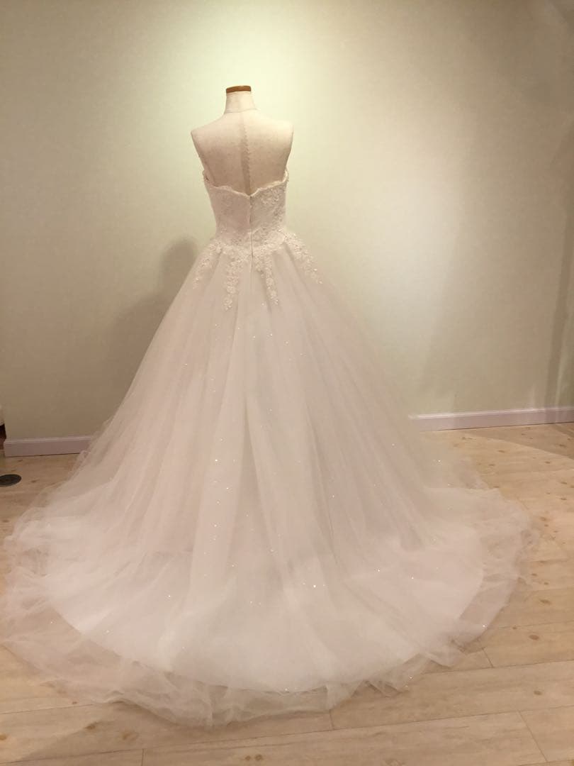 YNS WEDDING ウェディングドレス　ポレロ付き