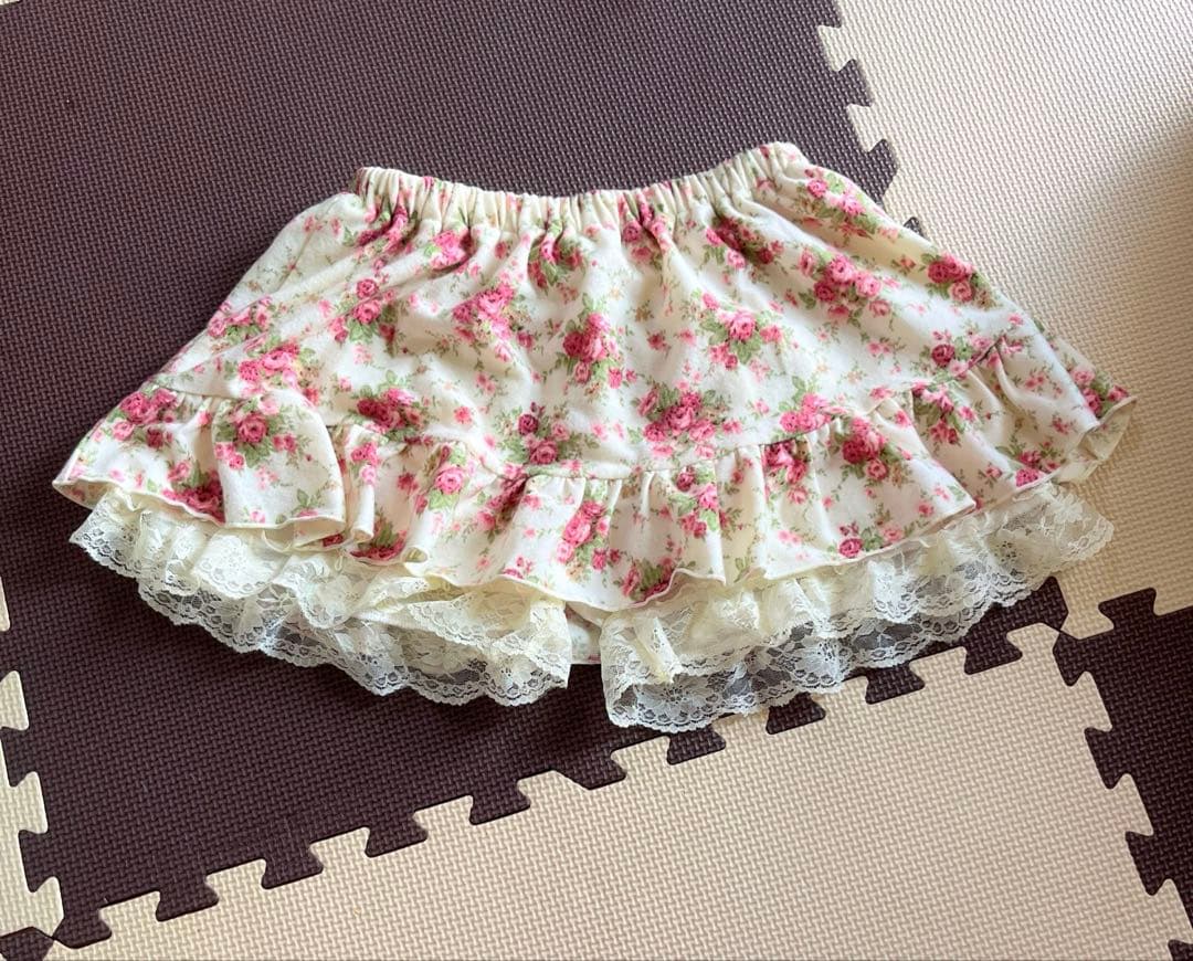 LIZ LISA リズリサ　スカート　レース　ミニスカート　スカパン　花柄