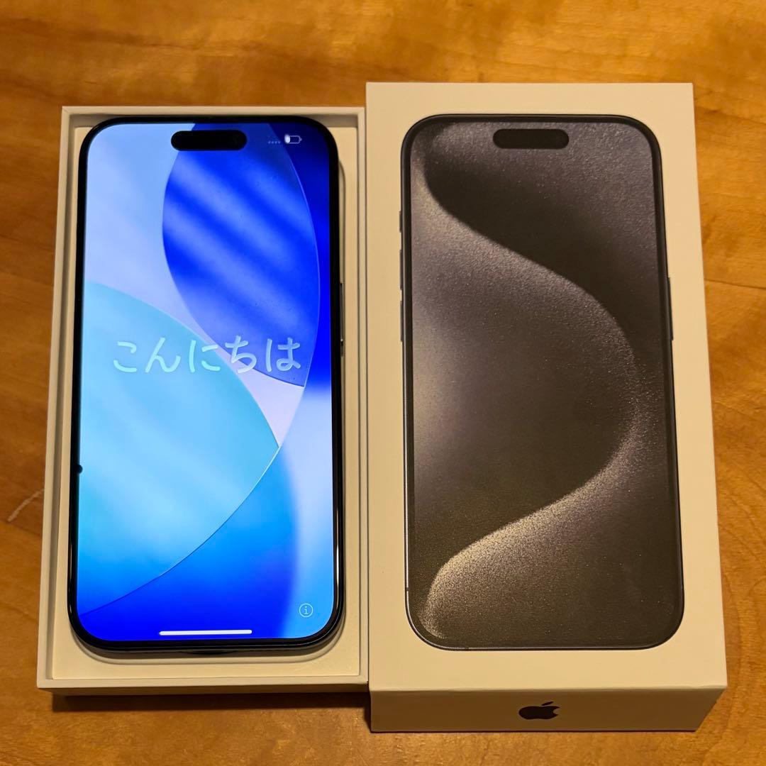 Apple iPhone 15 Pro ブルーチタニウム 128gb本体