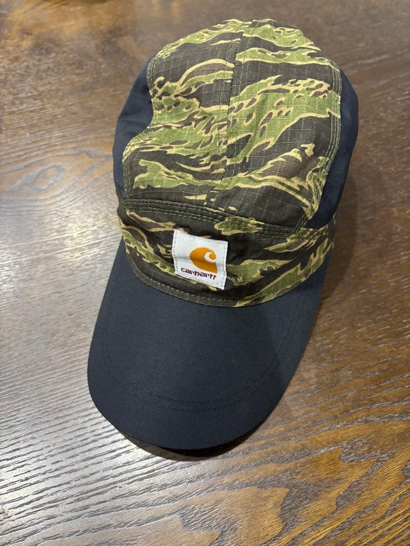 レア ナイキ × カーハート テイルウィンド キャップ タイガーカモ 迷彩