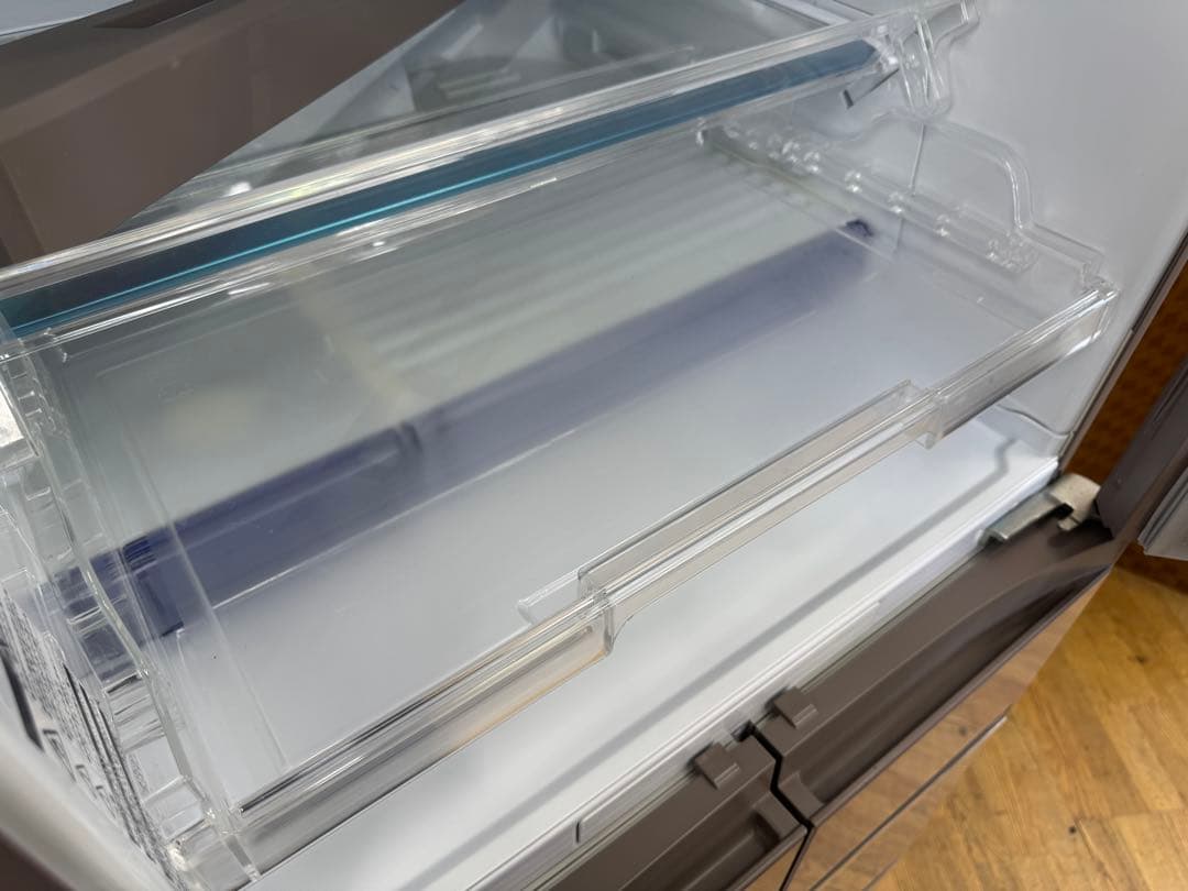 F027 MITSUBISHI ５ドア　冷蔵庫　455L　ガラスドア　右開き