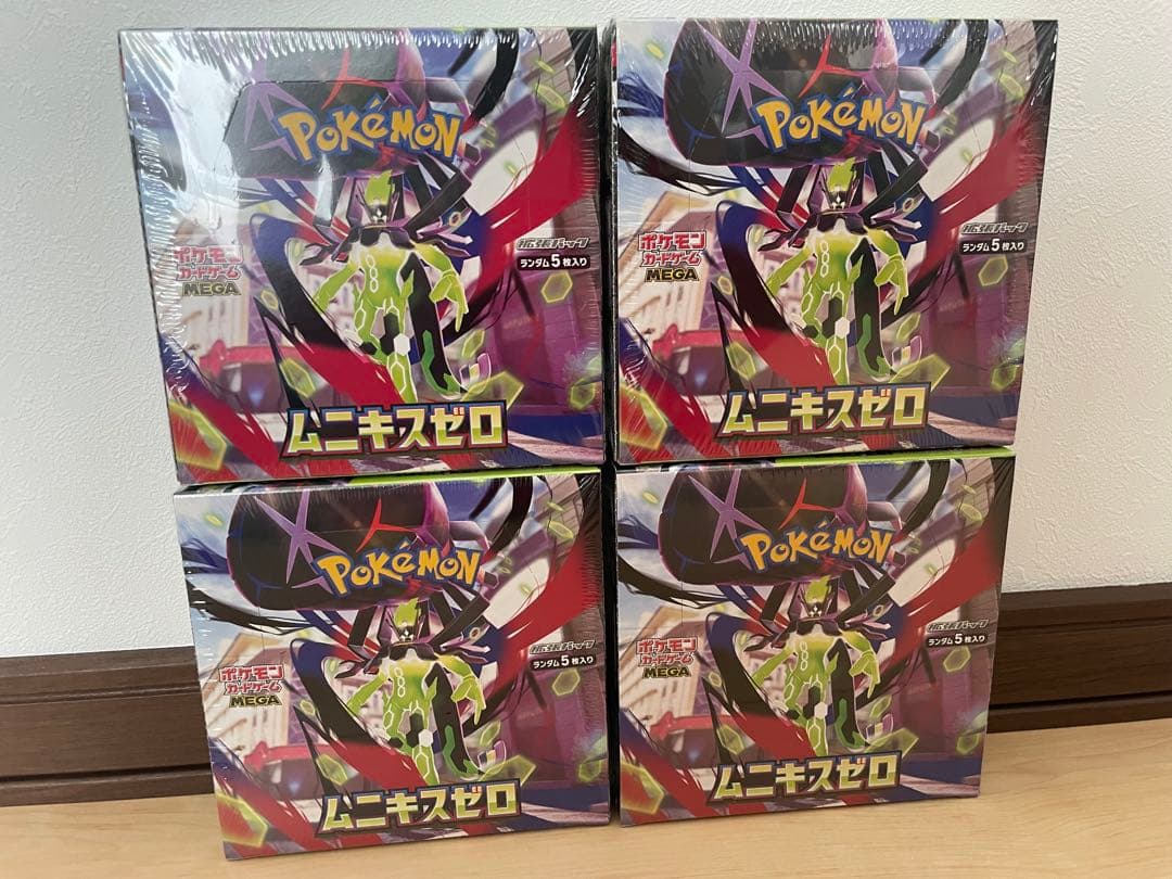 【新品未開封】ポケモンカードゲーム ムニキスゼロ　新品未開封BOX シュリンク付