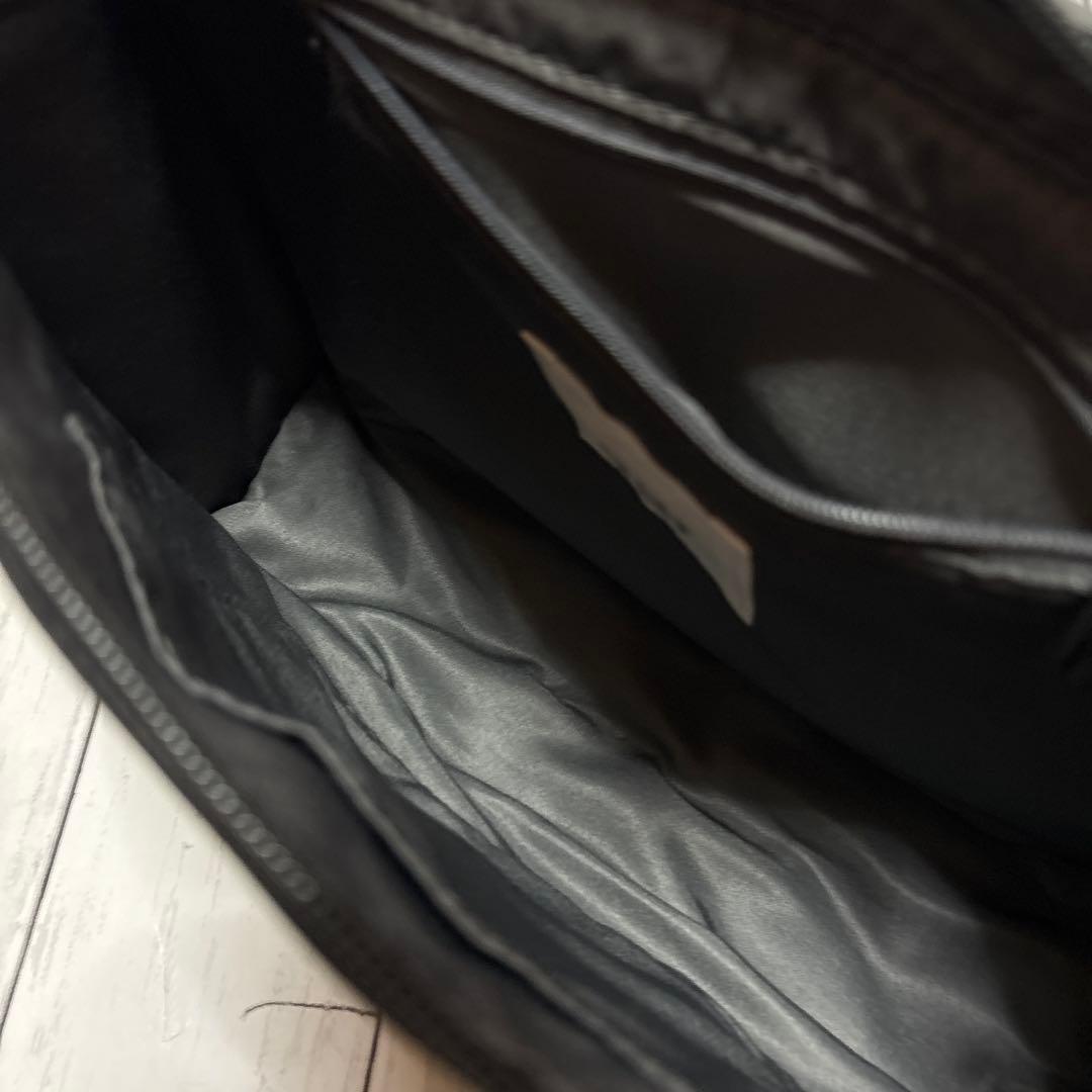 【美品】ear PAPILLONNER ワイドテープ ショルダーバッグ ブラック