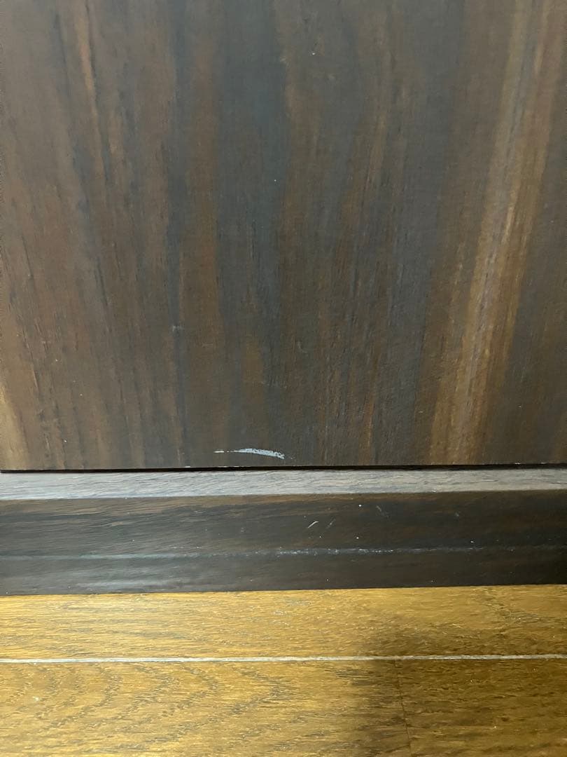 サイドボード　カップボード　ダークブラウン　白井産業