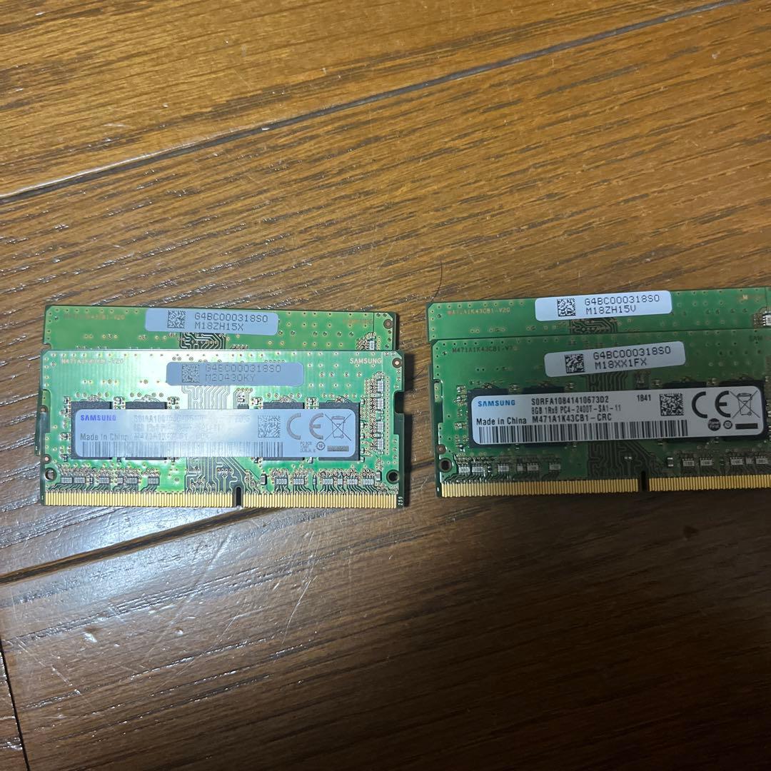 ノート用メモリ Samsung　SODIMM DDR4 32GB(8GB×4枚)