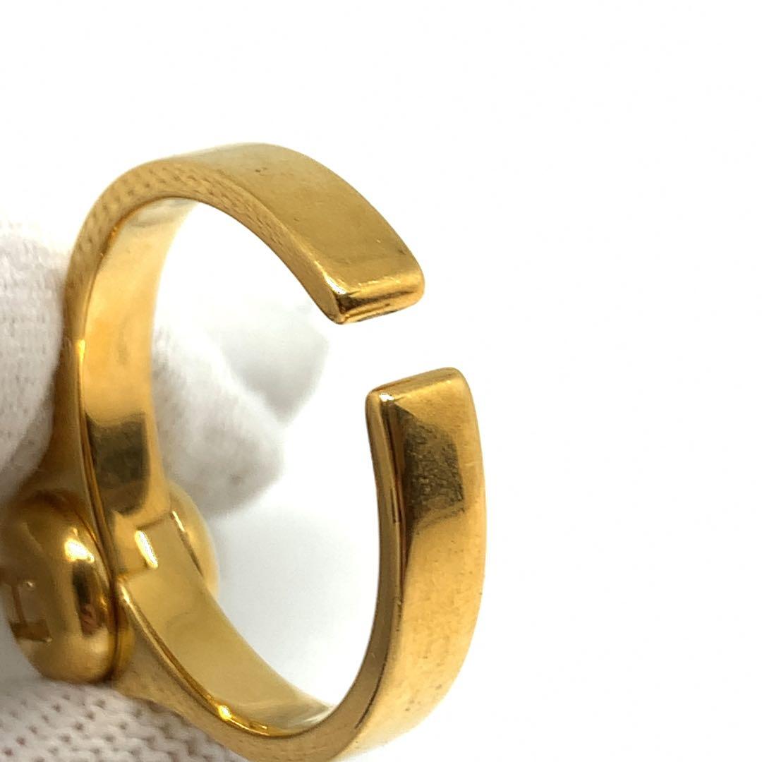 エルメス フィルー 手袋 グローブホルダー ゴールド 019561