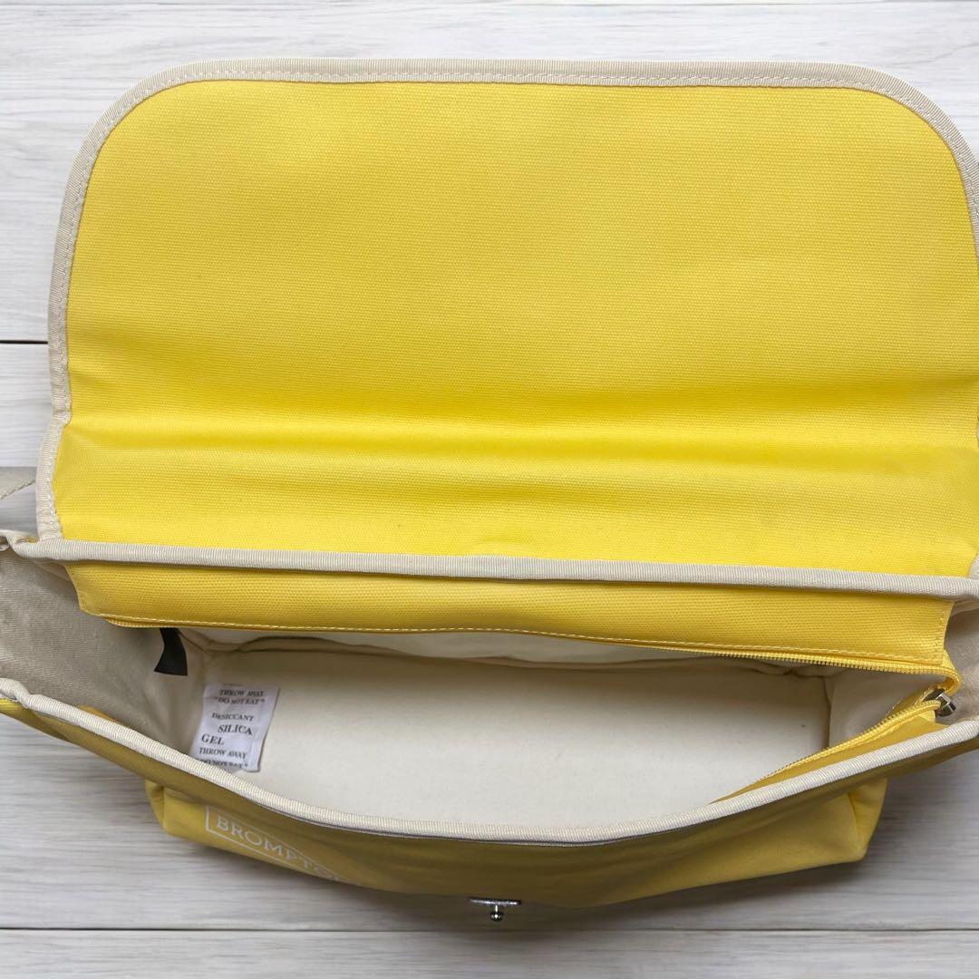 美品　BROMPTON 「ブロンプトン」 フロントバッグ　イエロー