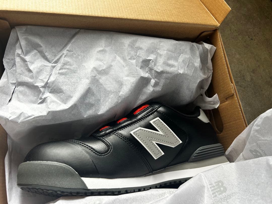 ニューバランス　BOSTON ボストン　黒　26 BOAシステム　紐無し