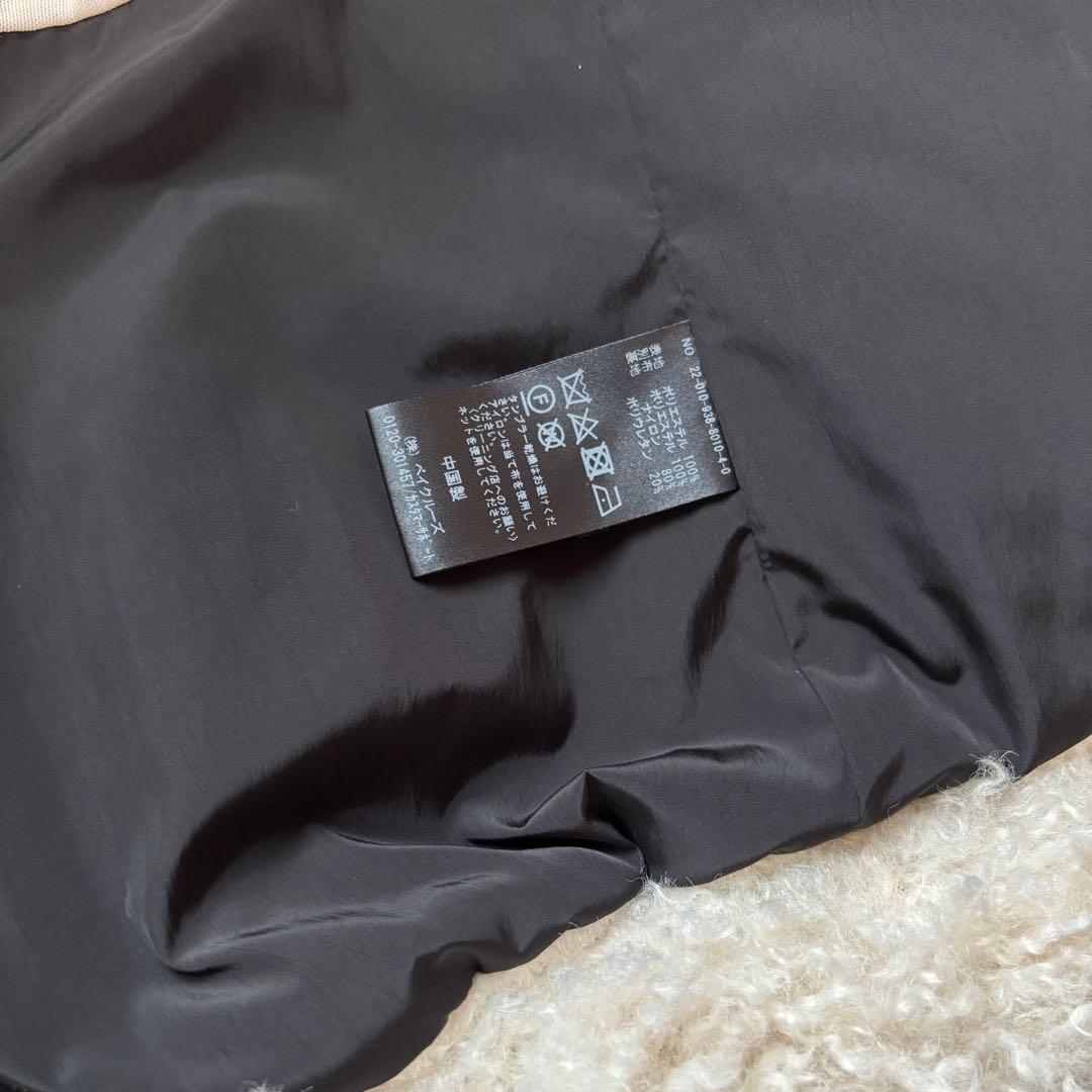 【美品】ヴェルメイユパーイエナ　ファーブルゾン　コート