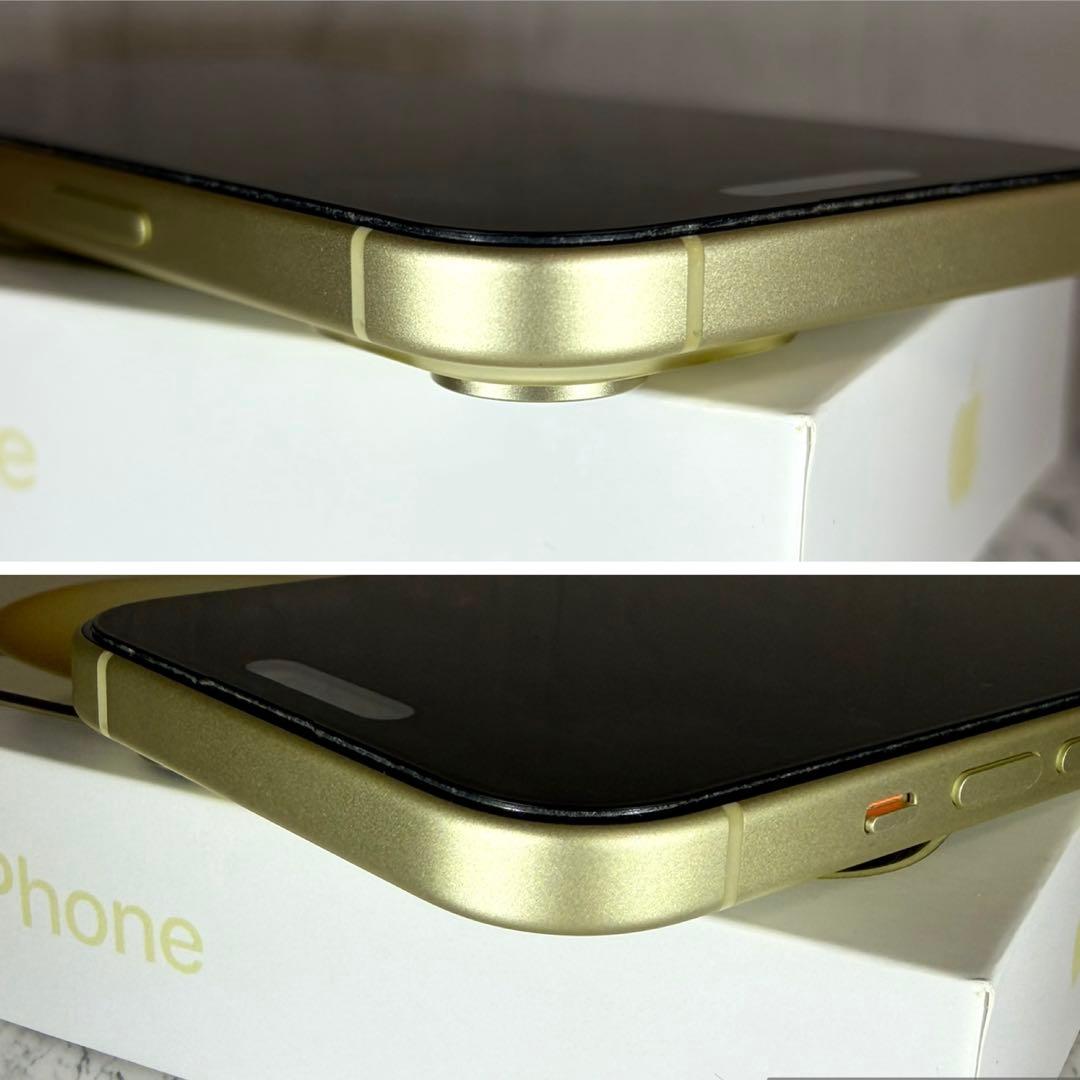 美品　Apple iPhone15 イエロー　128GB